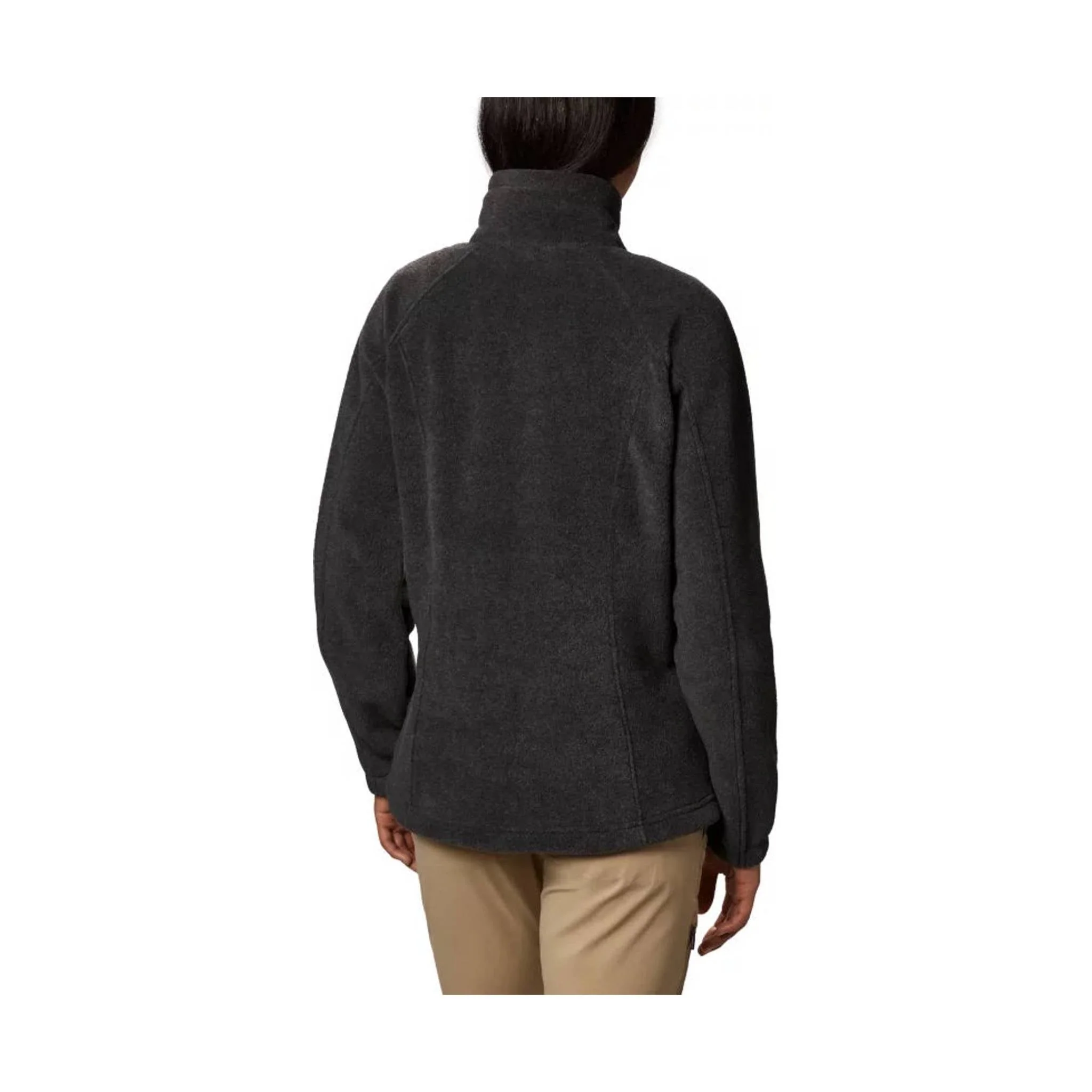 Columbia Women's Benton Springs Full Zip - Charcoal Heather - Image 2