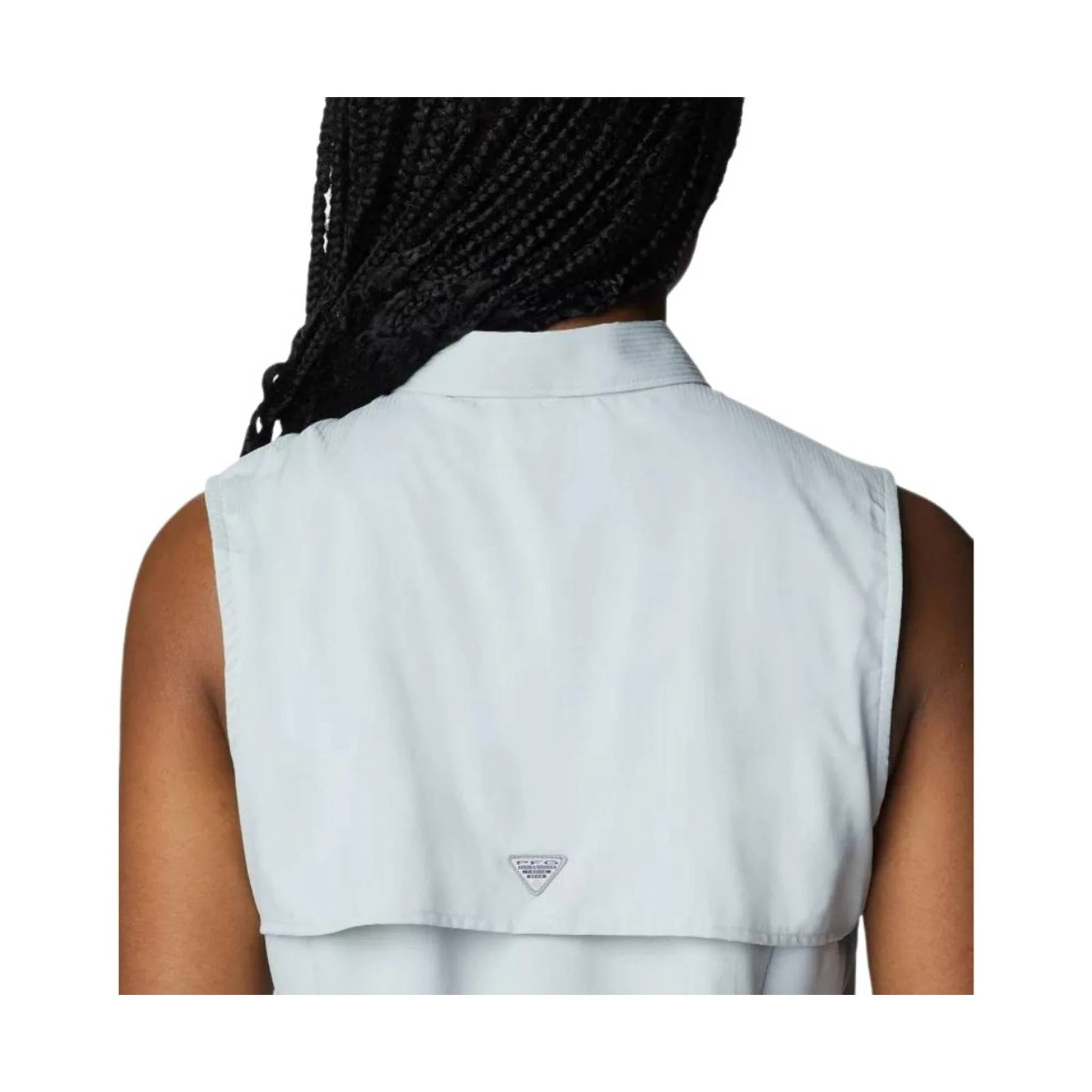 Columbia Women's PFG Tamiami Sleeveless Shirt - Cool Grey - Image 5