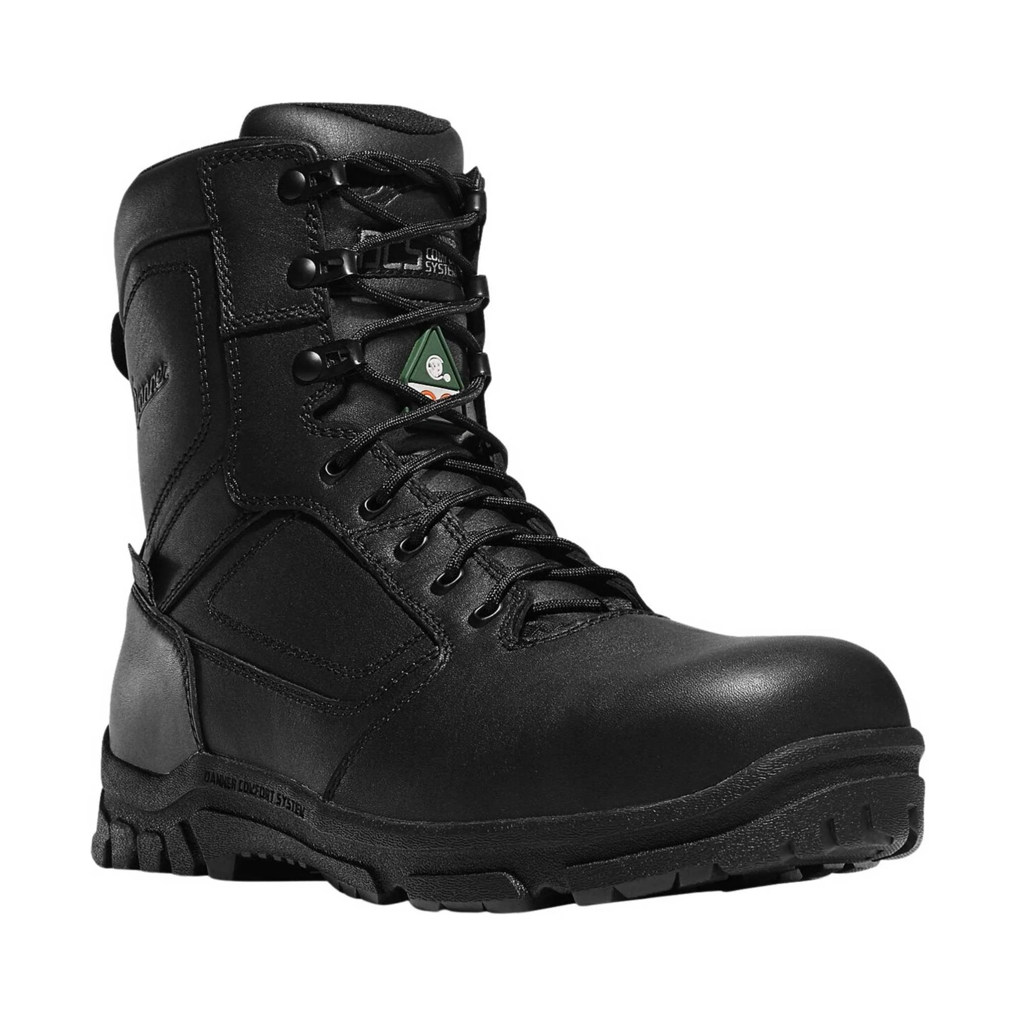 Danner Men's Lookout EMS/CSA Side-Zip 8 Inch Composite Toe Work Boot - Black