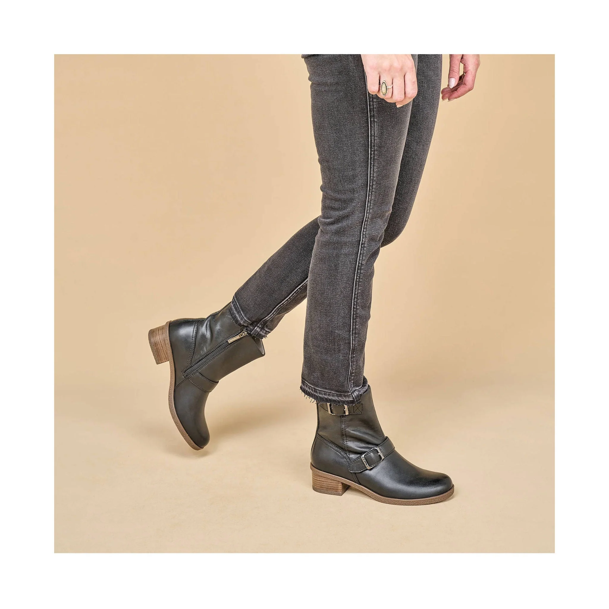 Dansko Women's Delphine Boots - Black Waterproof Burnished Boots - Image 5