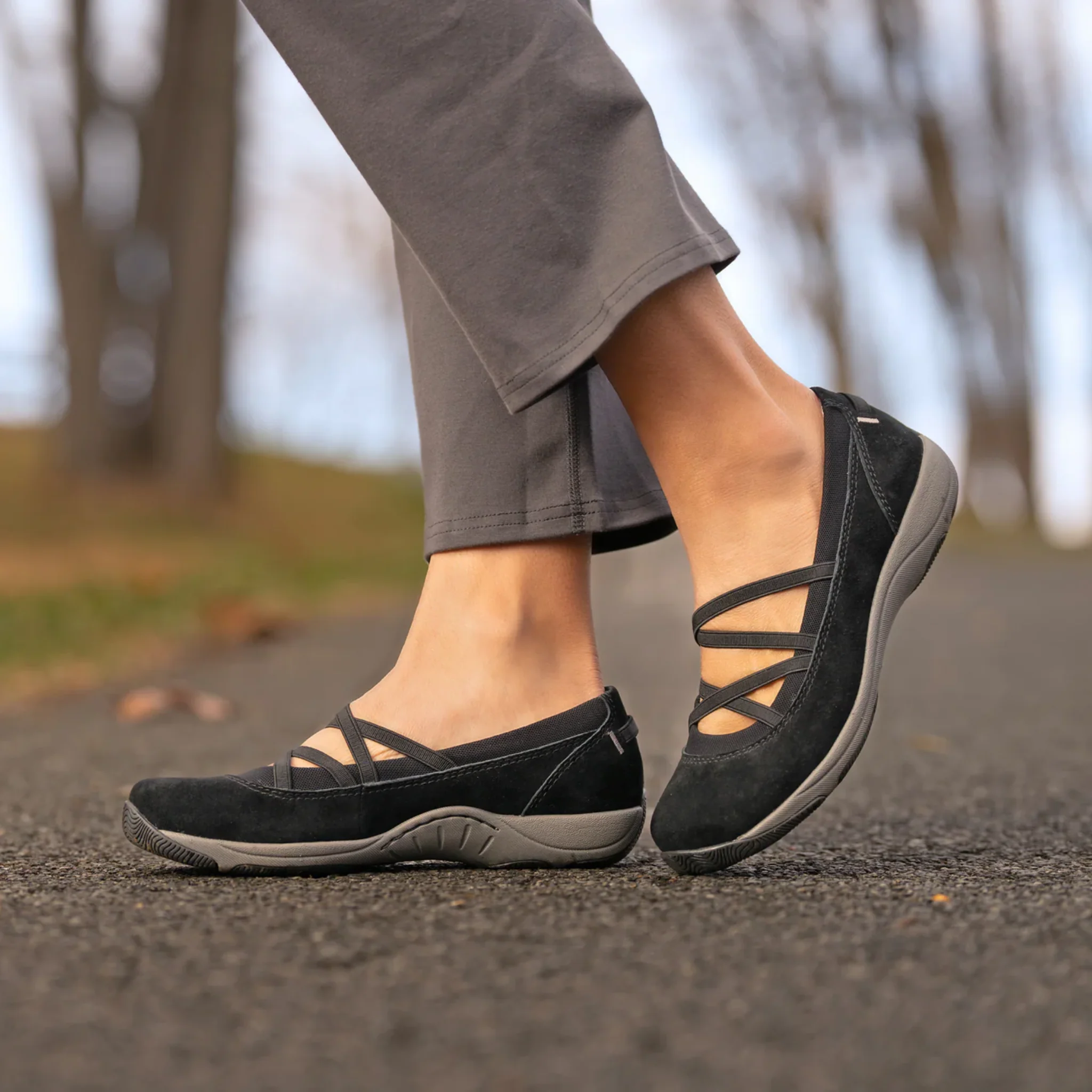 Dansko Women's Harper Shoes - Black Suede - Image 5