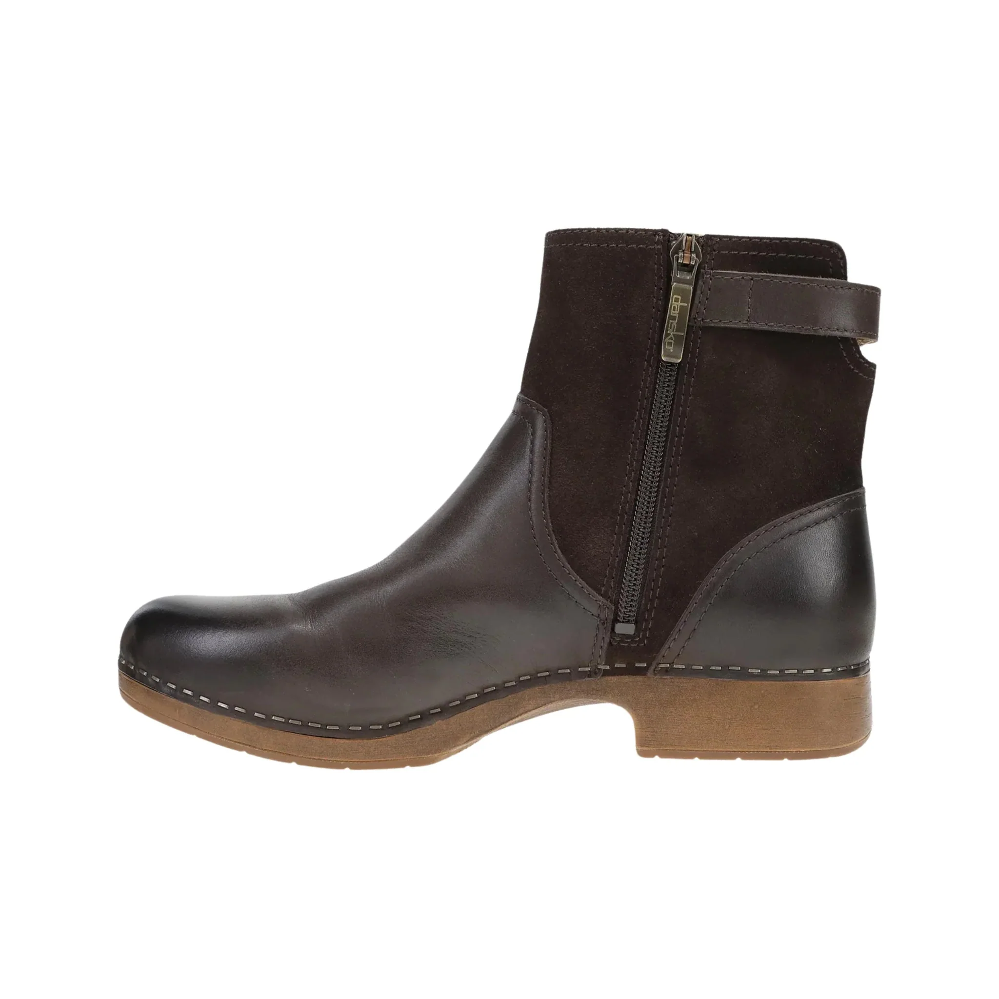 Dansko Women's Monique - Chocolate Burnished Calf Boots - Image 2