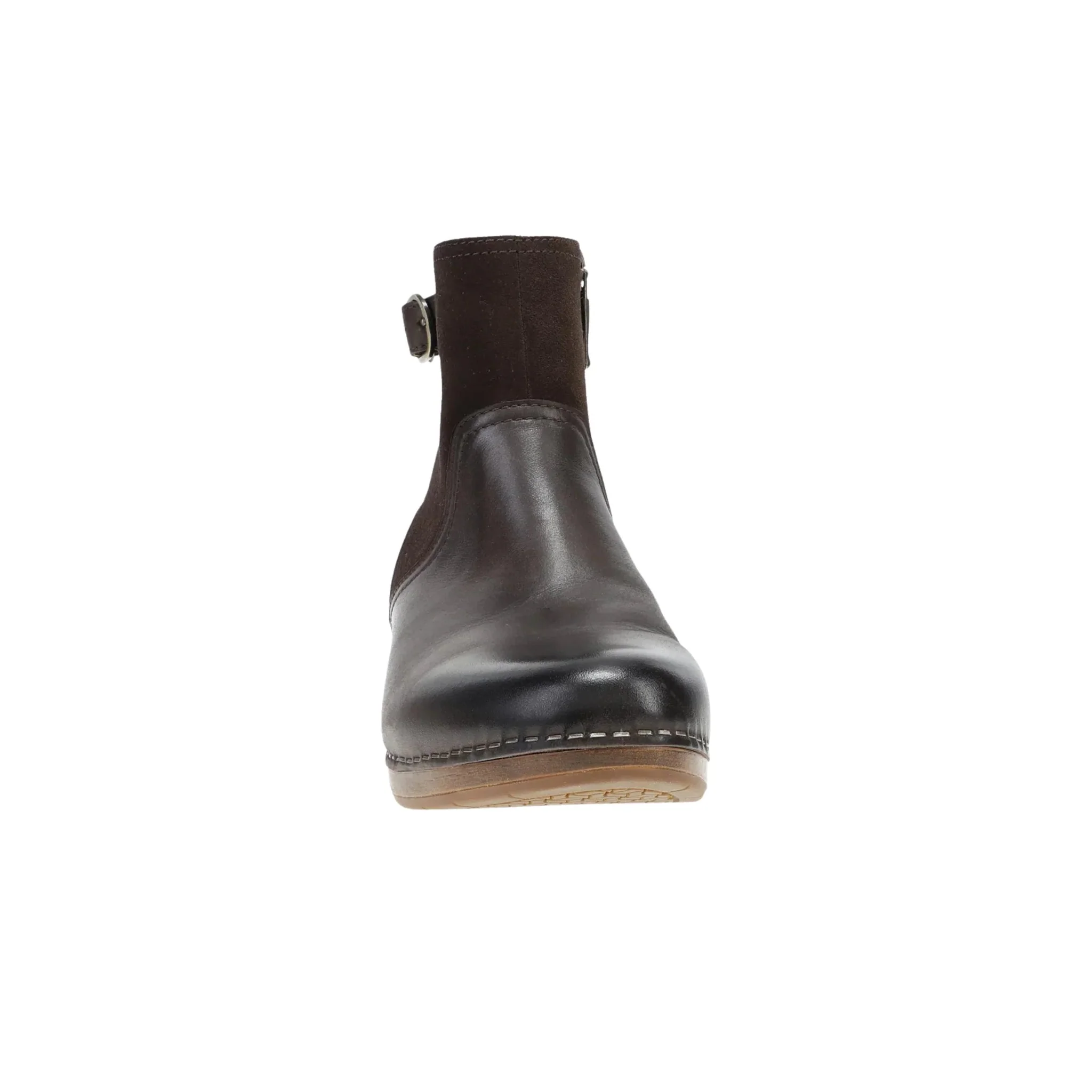 Dansko Women's Monique - Chocolate Burnished Calf Boots - Image 3