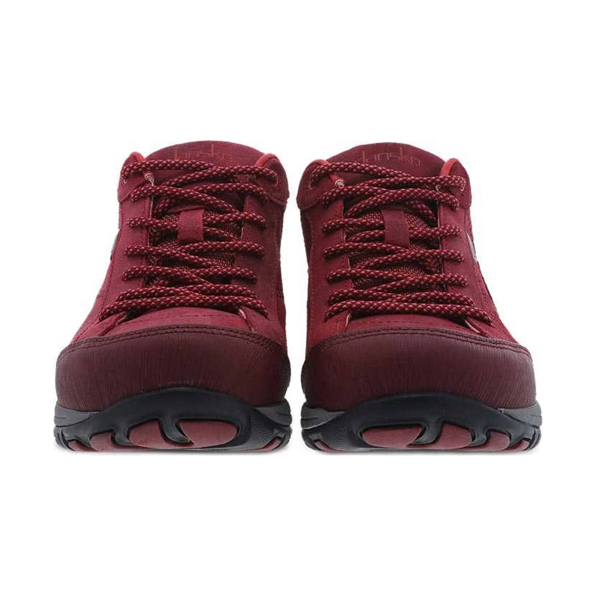 Dansko Women's Paisley Waterproof Sneaker - Red Burnished Suede - Image 4