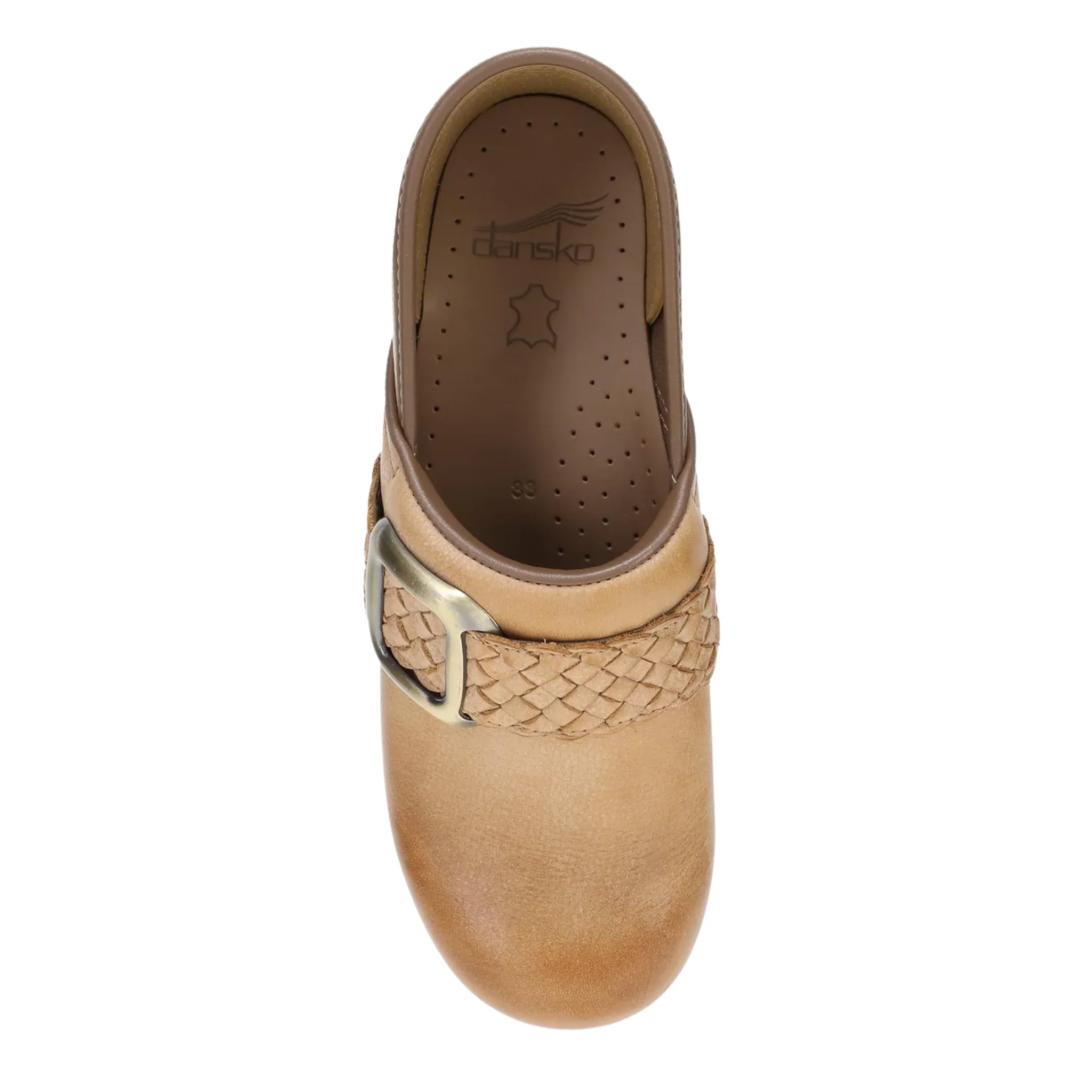 Dansko Women's Pro Braided Clog - Honey Distressed - Image 3