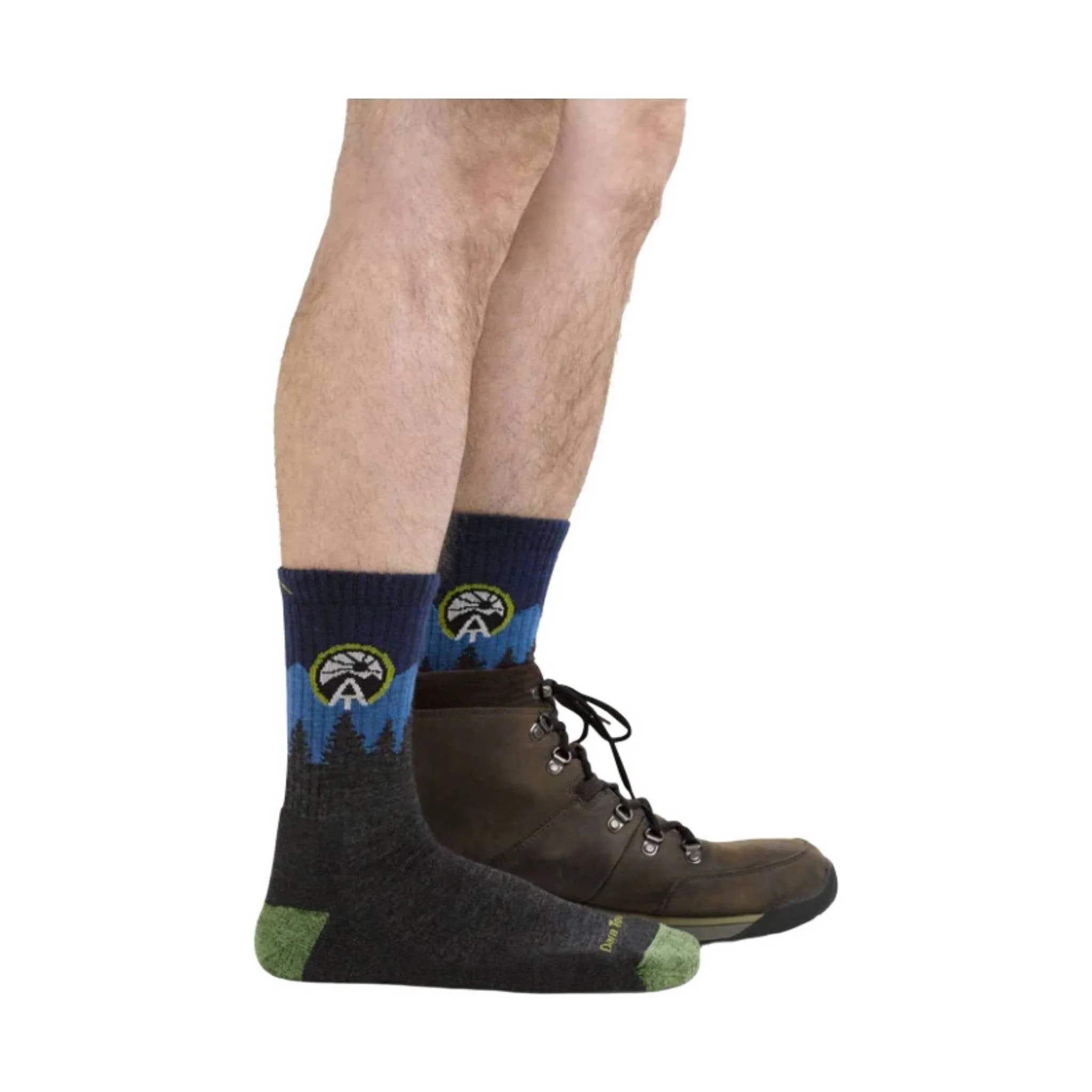 Darn Tough Vermont ATC Micro Crew Midweight Hiking Sock - Eclipse - Image 3