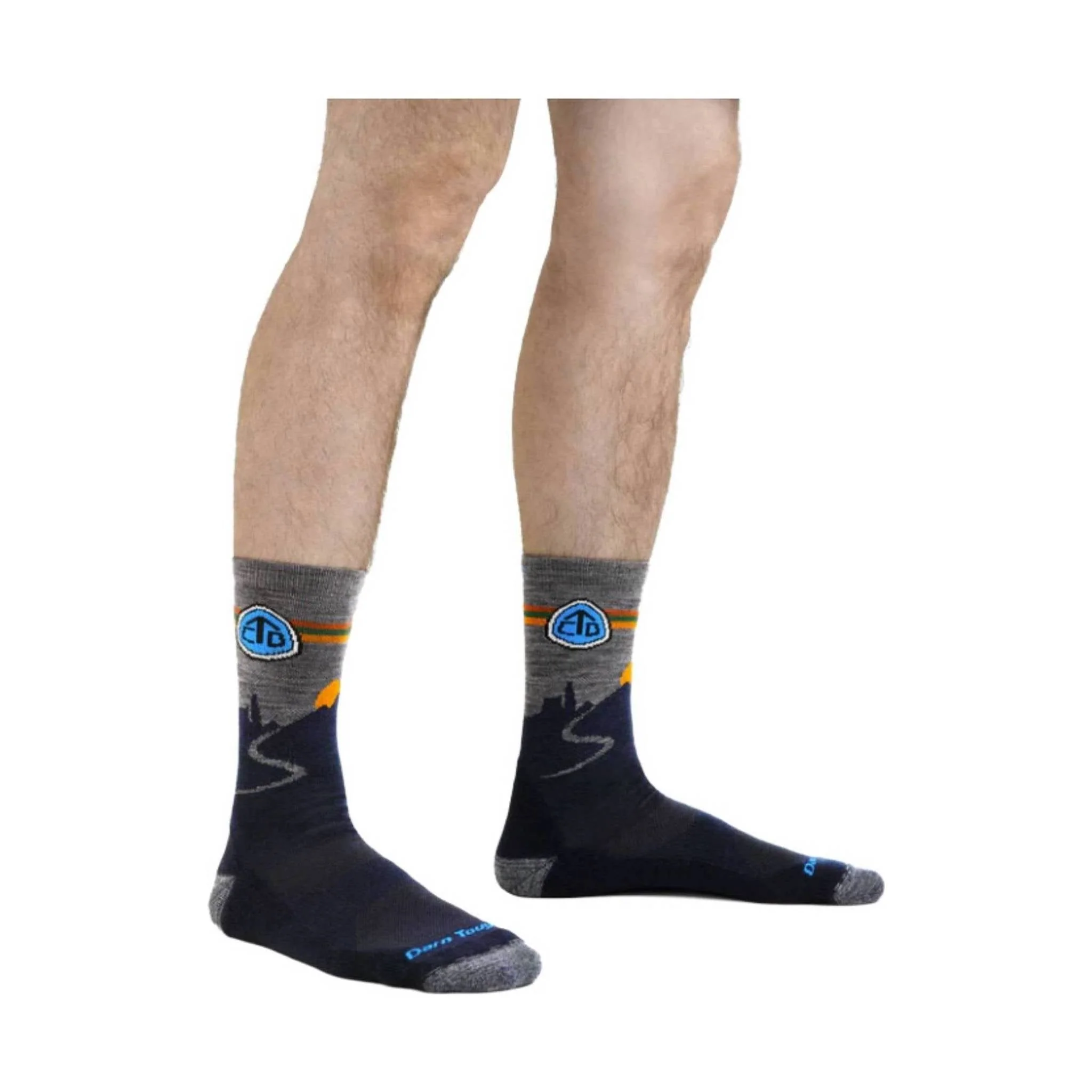 Darn Tough Vermont CDT Micro Crew Lightweight Hiking Sock - Eclipse - Image 2