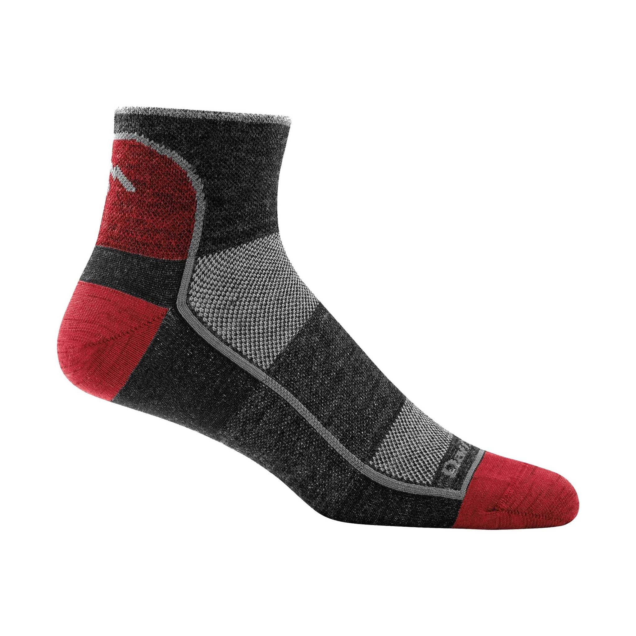 Darn Tough Vermont Men's Quarter Lightweight Athletic Sock - Team Dtv