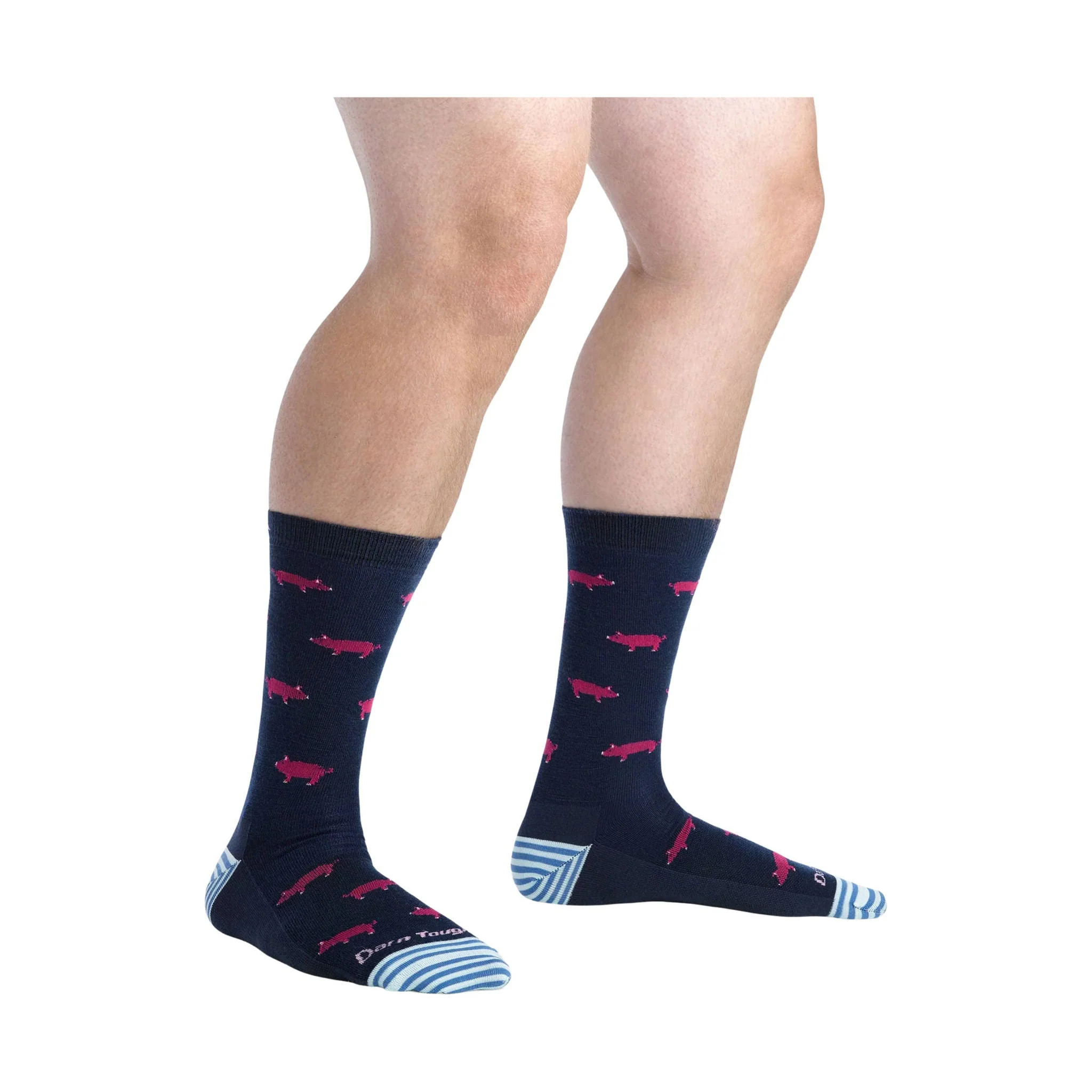 Darn Tough Vermont Men's Truffle Hog Lightweight Lifestyle Sock - Midnight - Image 2