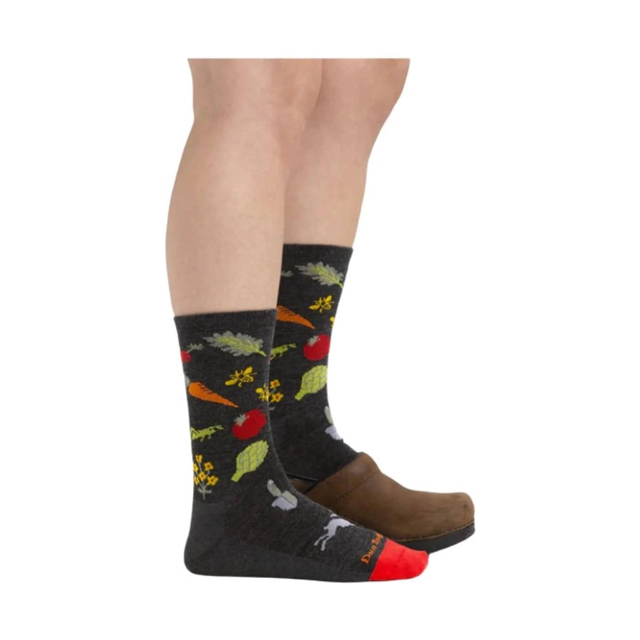 Darn Tough Vermont Women's Farmers Market Lightweight Lifestyle Crew - Charcoal - Image 2