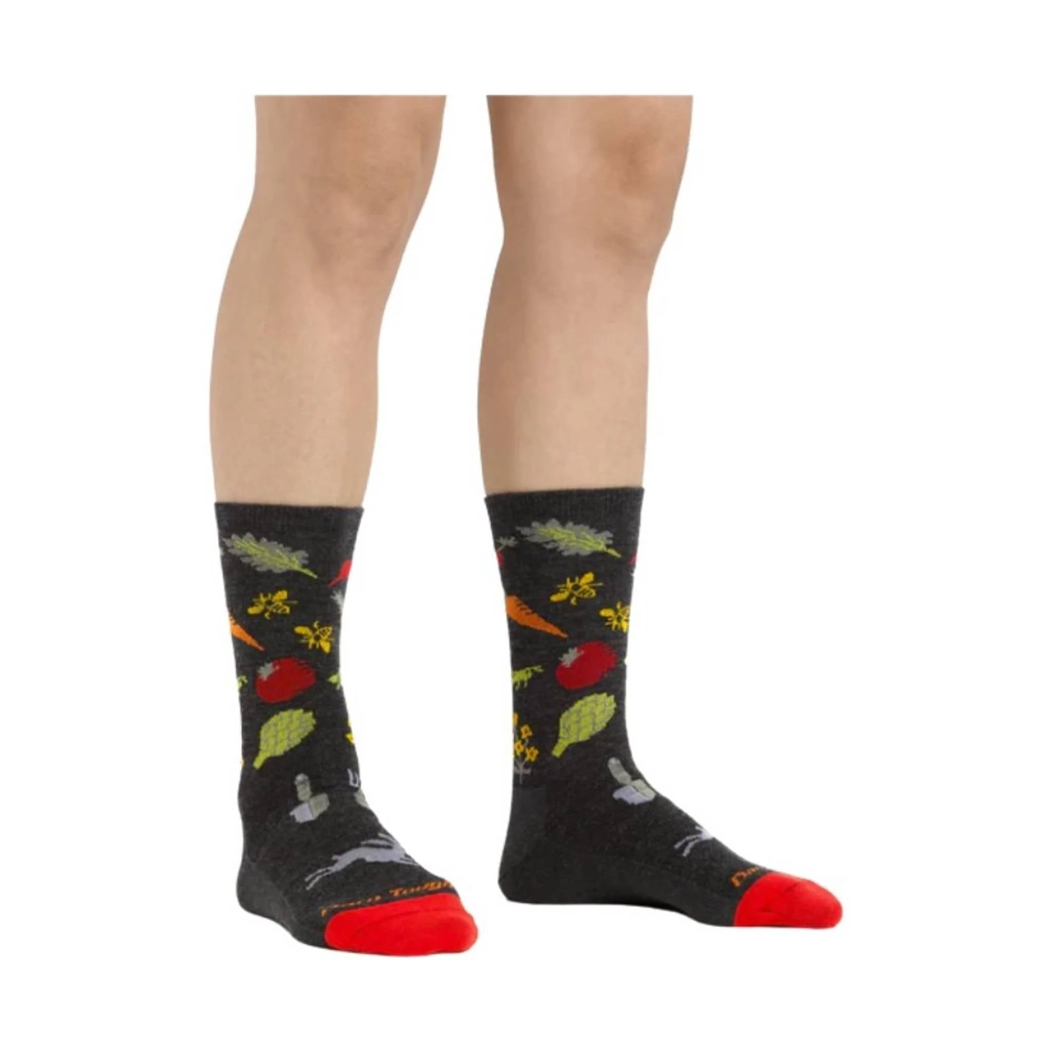 Darn Tough Vermont Women's Farmers Market Lightweight Lifestyle Crew - Charcoal - Image 3