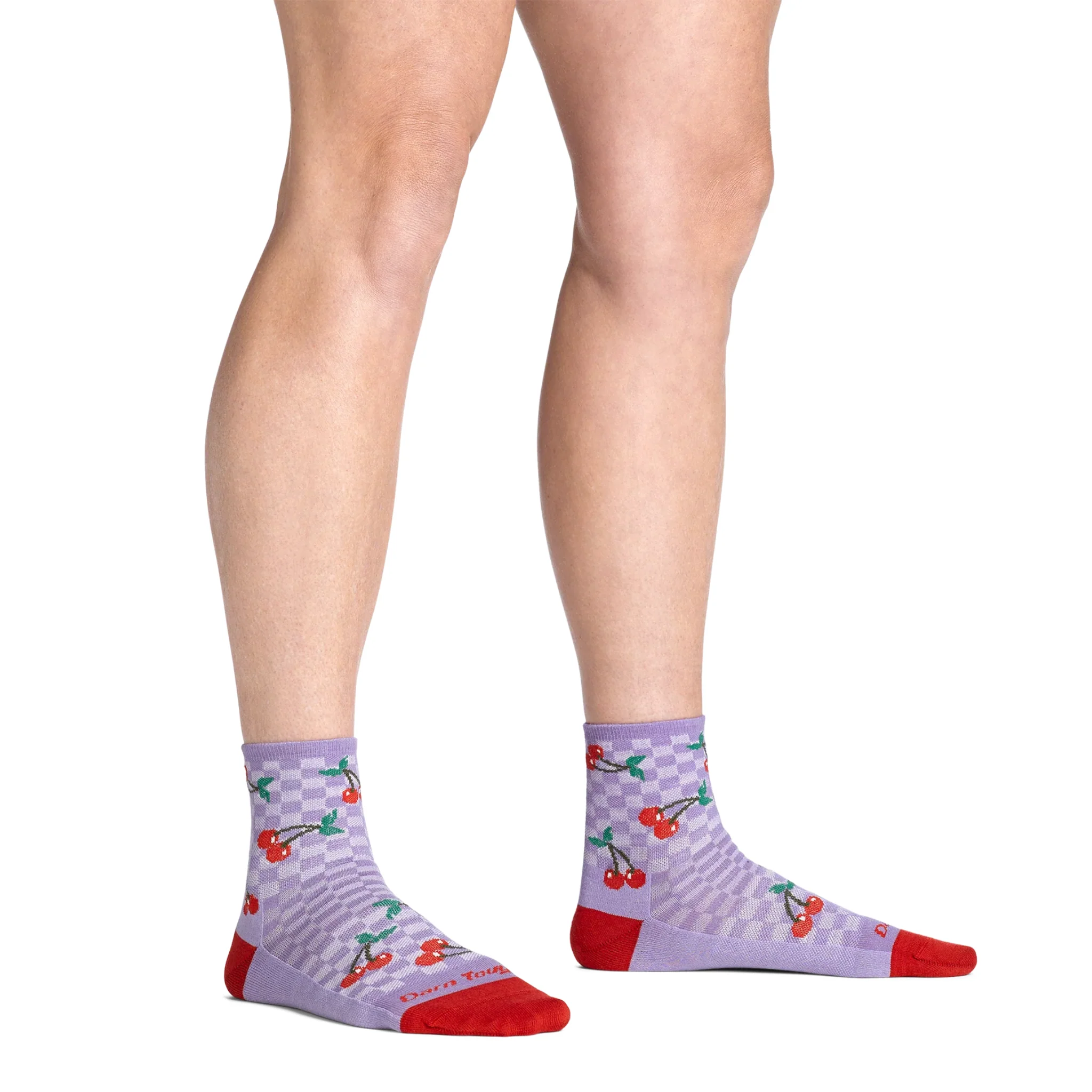 Darn Tough Vermont Women's Fruit Stand Shorty Lightweight Lifestyle Sock - Cherry Lavender - Image 3
