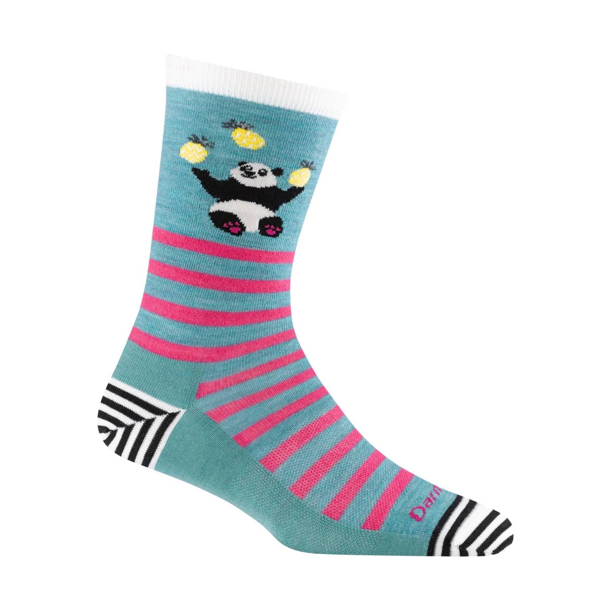 Darn Tough Vermont Women's Lightweight Lifestyle Animal Haus Crew - Lagoon - Image 2