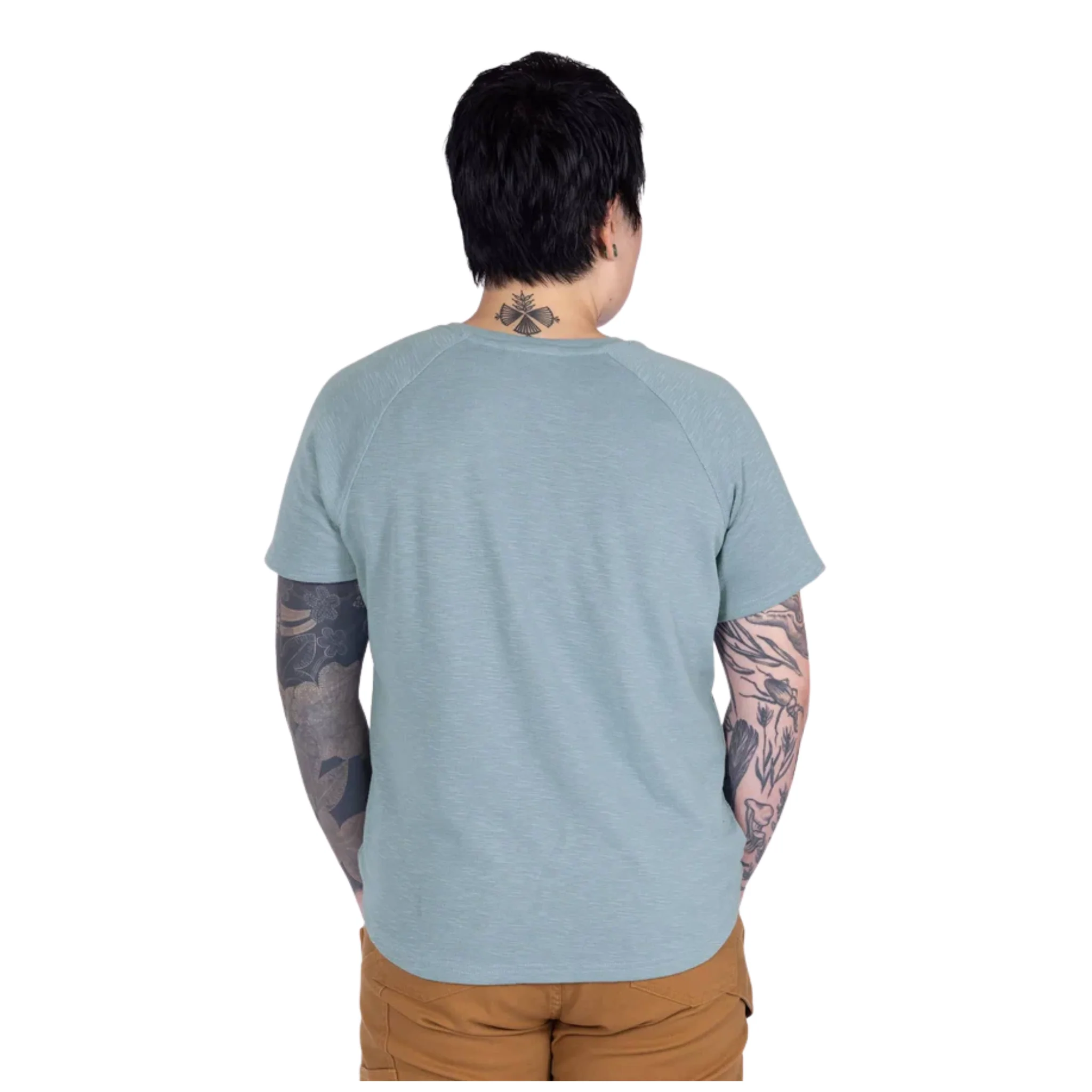 Dovetail Women's Old School Summer Henley Shirt - Shore Blue - Image 2