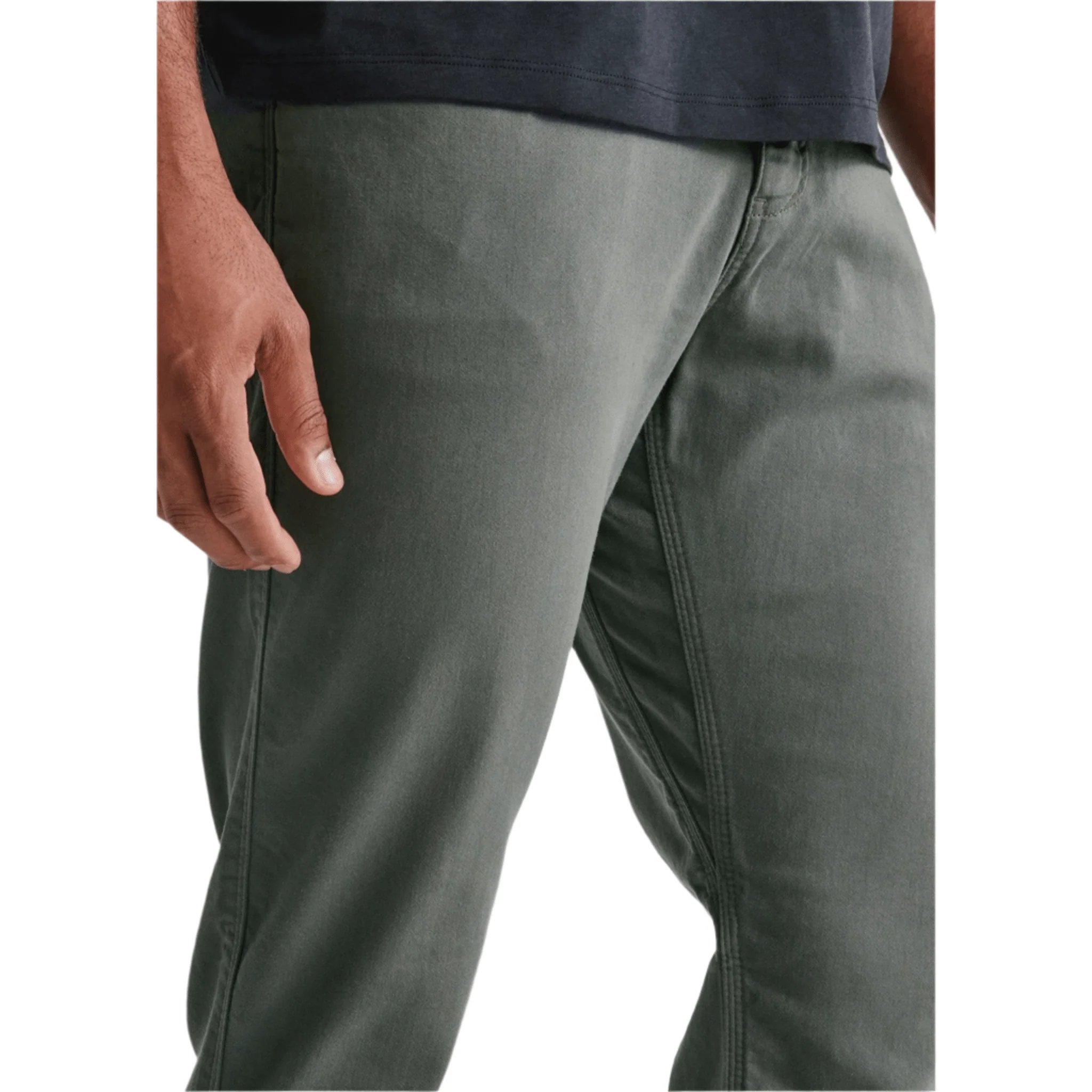 Duer Men's No Sweat Relaxed Taper Pant - Gull - Image 4