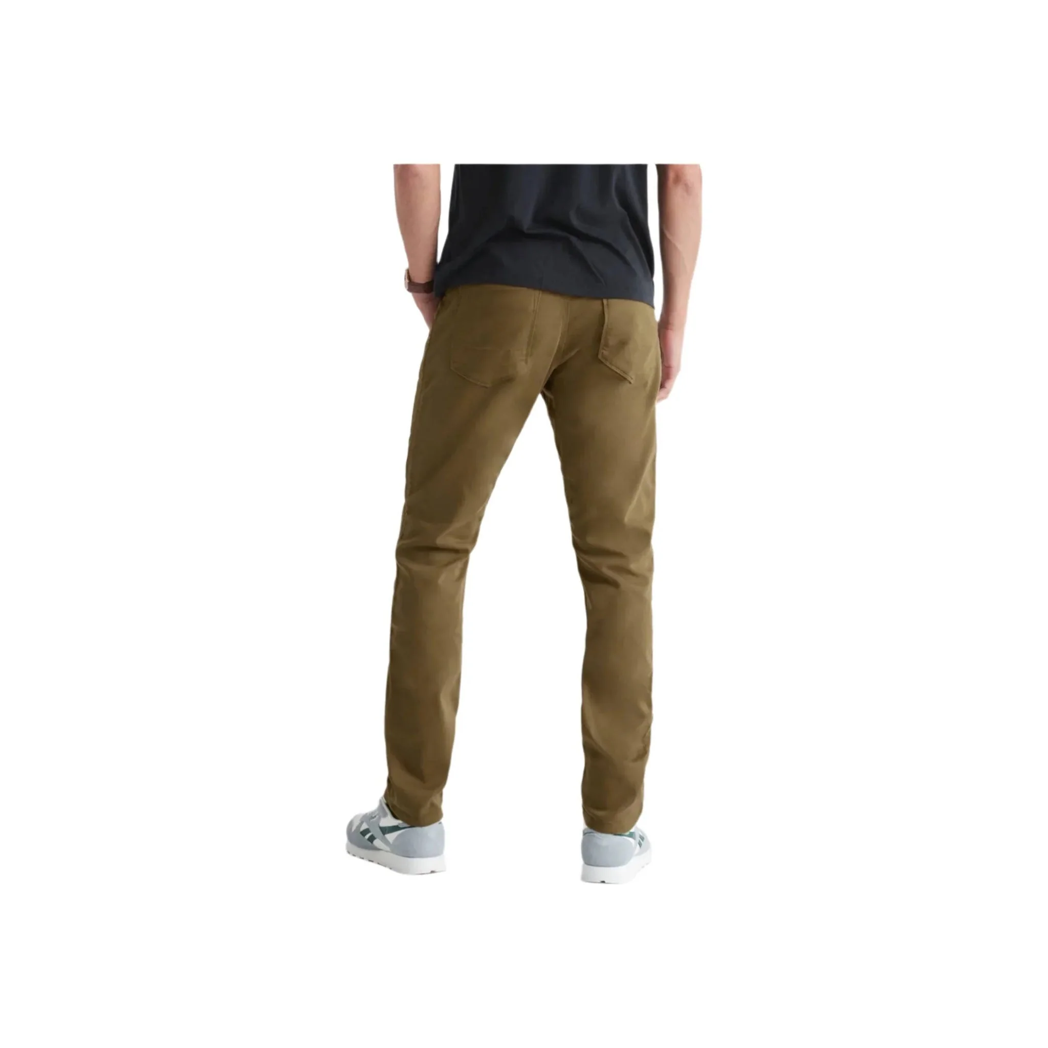 Duer Men's No Sweat Relaxed Taper Pant - Tobacco - Image 3