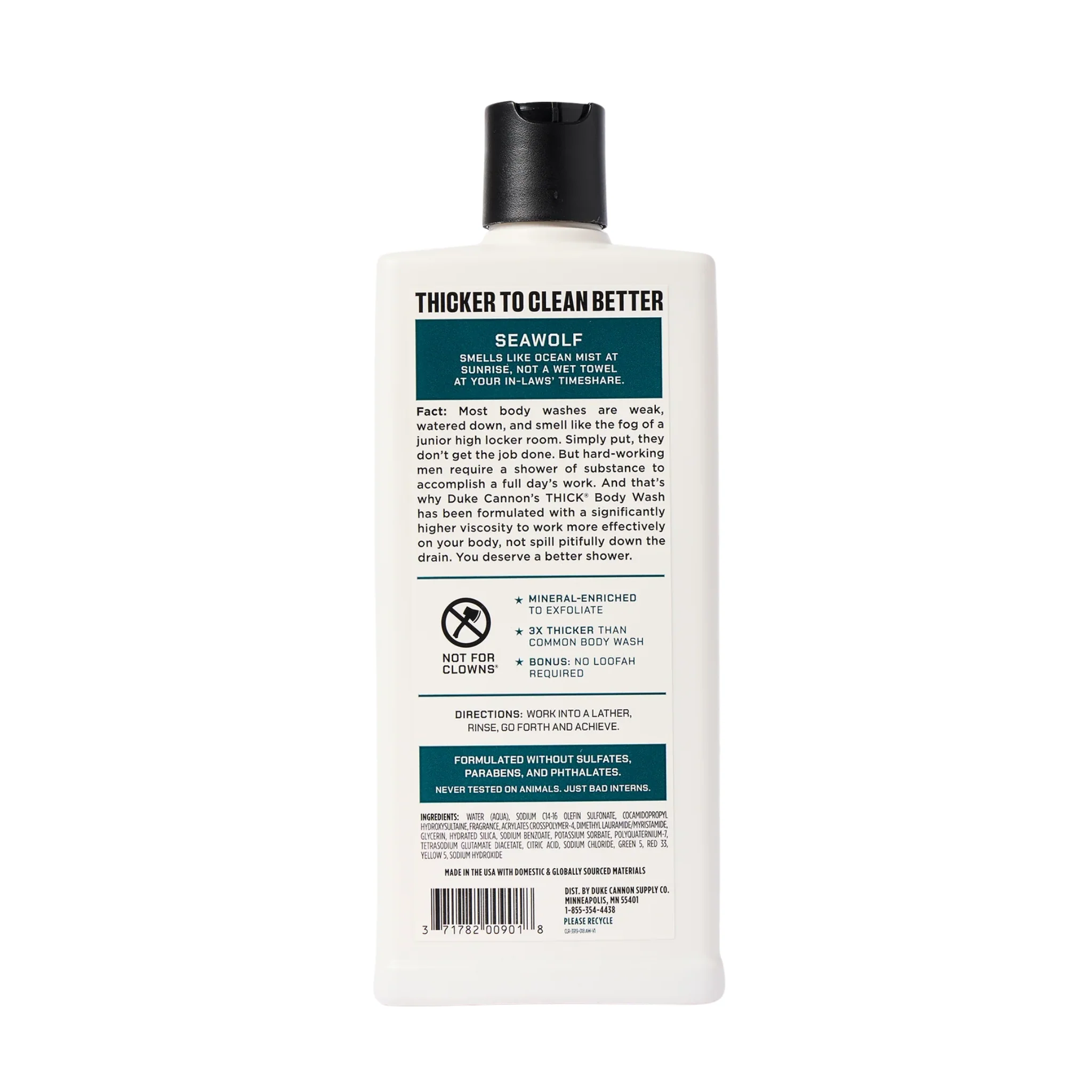 Duke Cannon Body Wash 18oz - Seawolf - Image 2