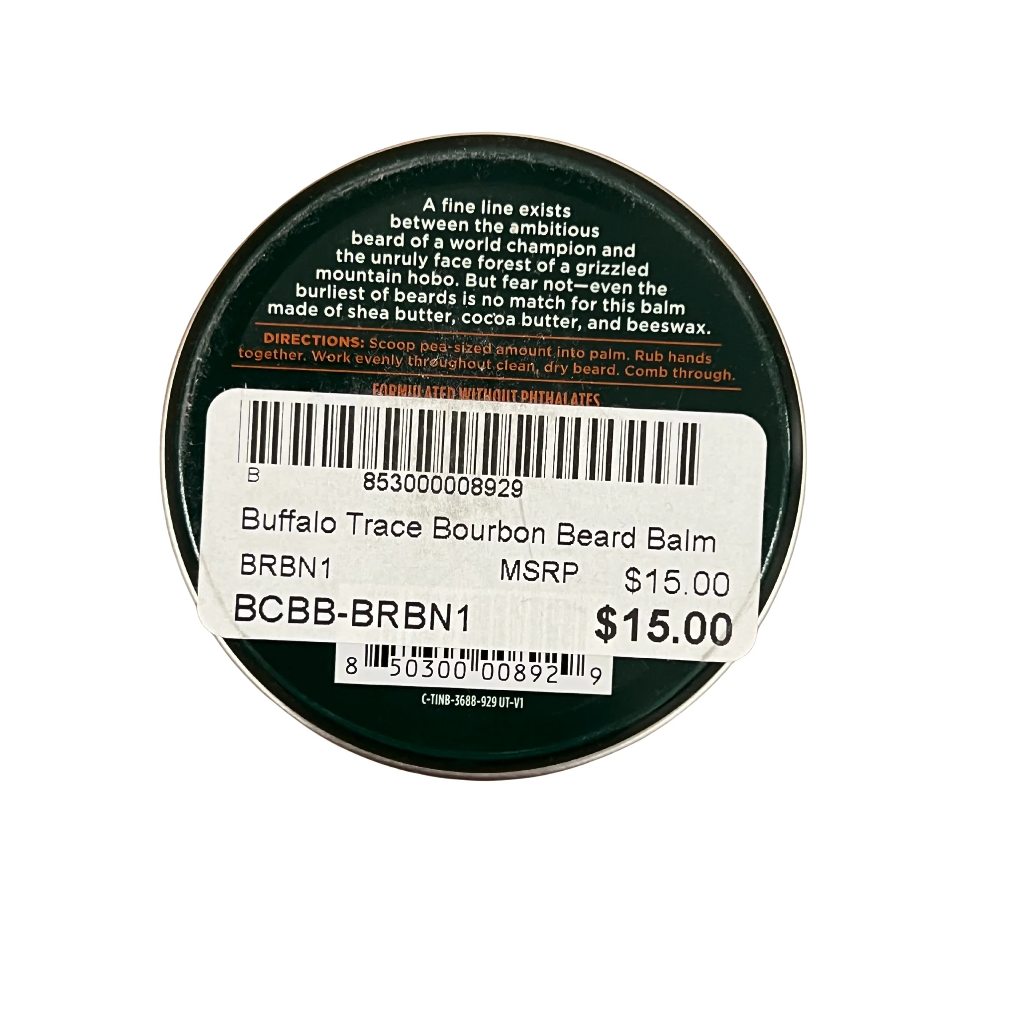Duke Cannon Buffalo Trace Bourbon Beard Balm - Bourbon - Image 2