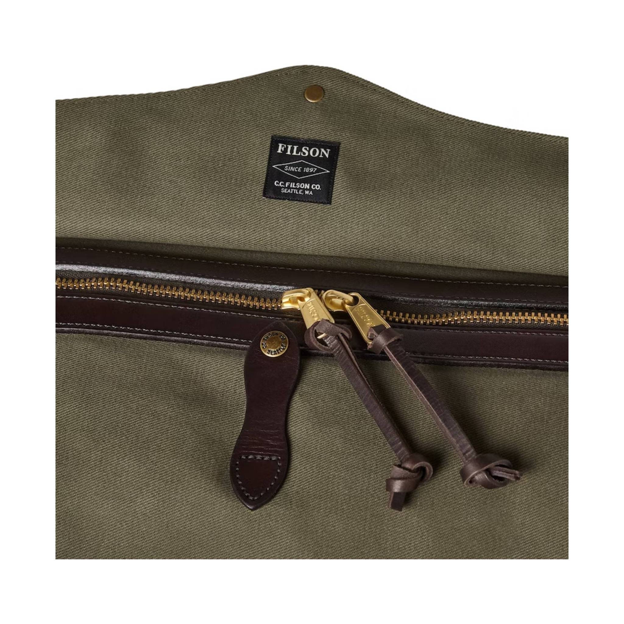 Filson Medium Duffle Bag - Otter Green - Image 7