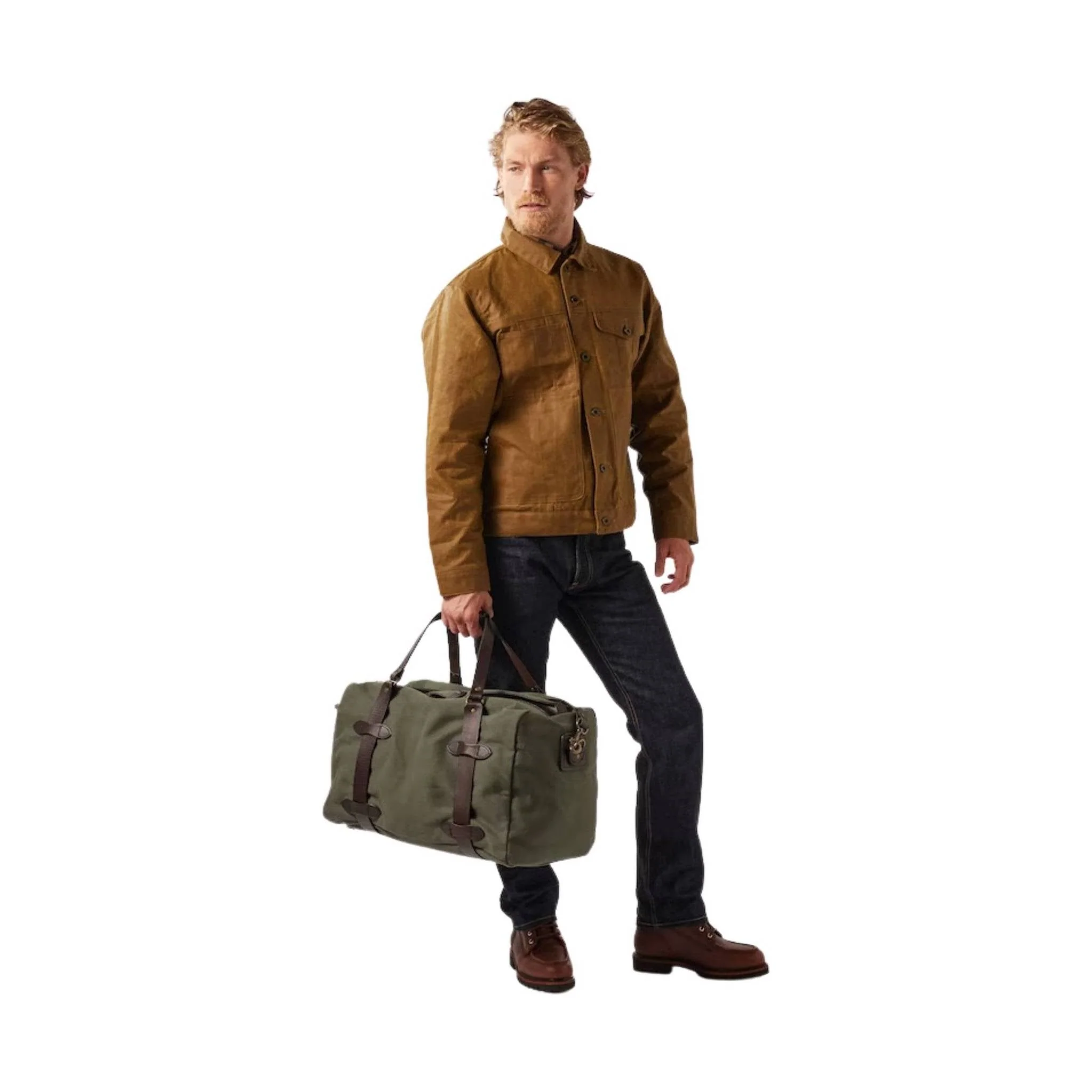 Filson Medium Duffle Bag - Otter Green - Image 8
