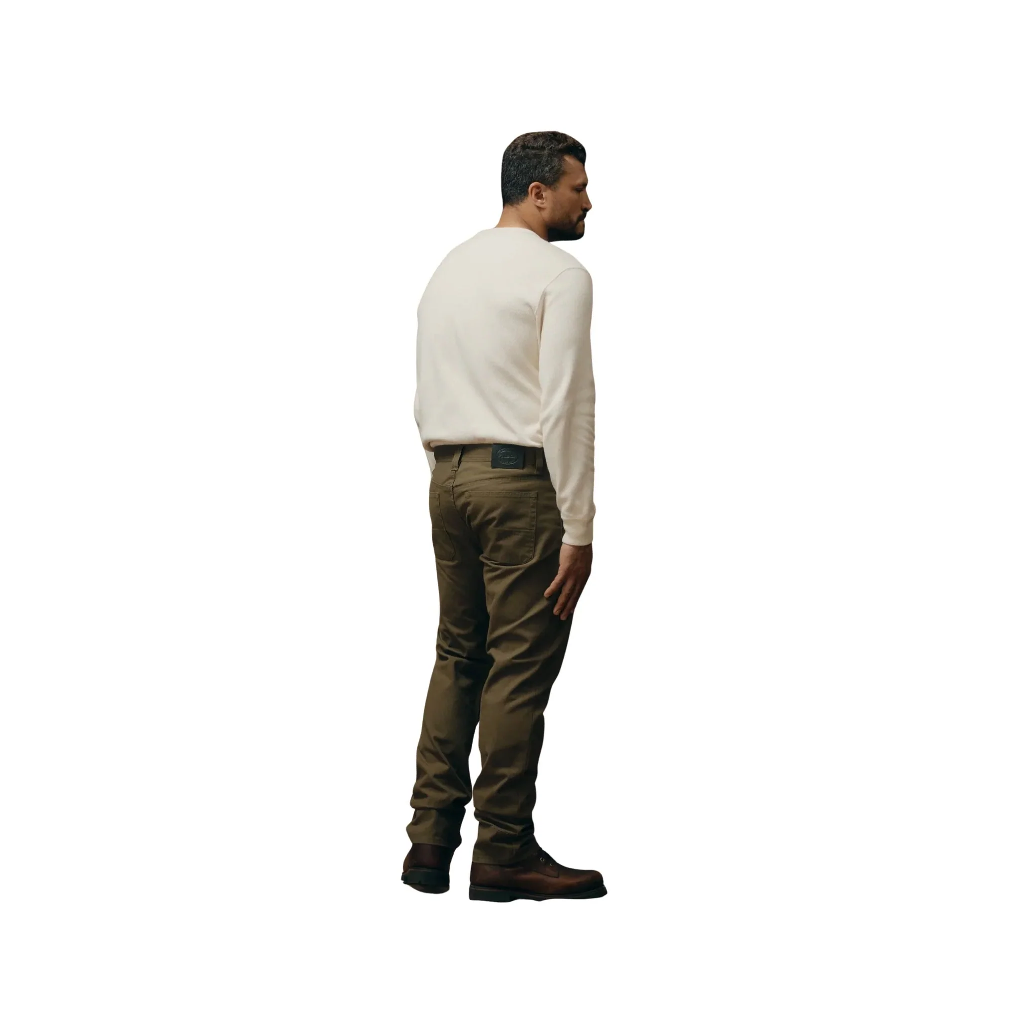 Filson Men's Dry Tin Cloth 5 Pocket Pant - Marsh Olive - Image 2