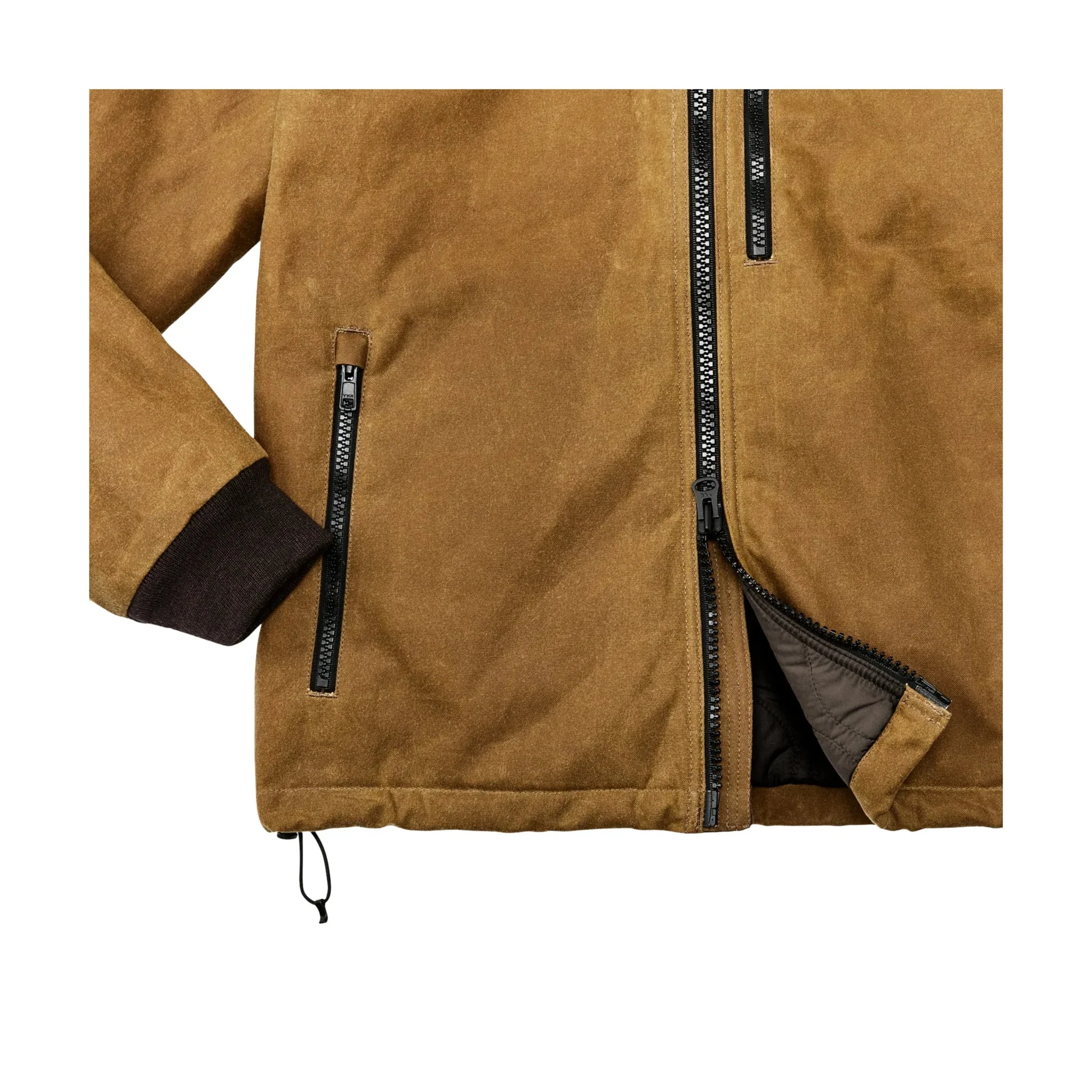 Filson Men's Tin Cloth Primaloft Jacket - Dark Tan - Image 6