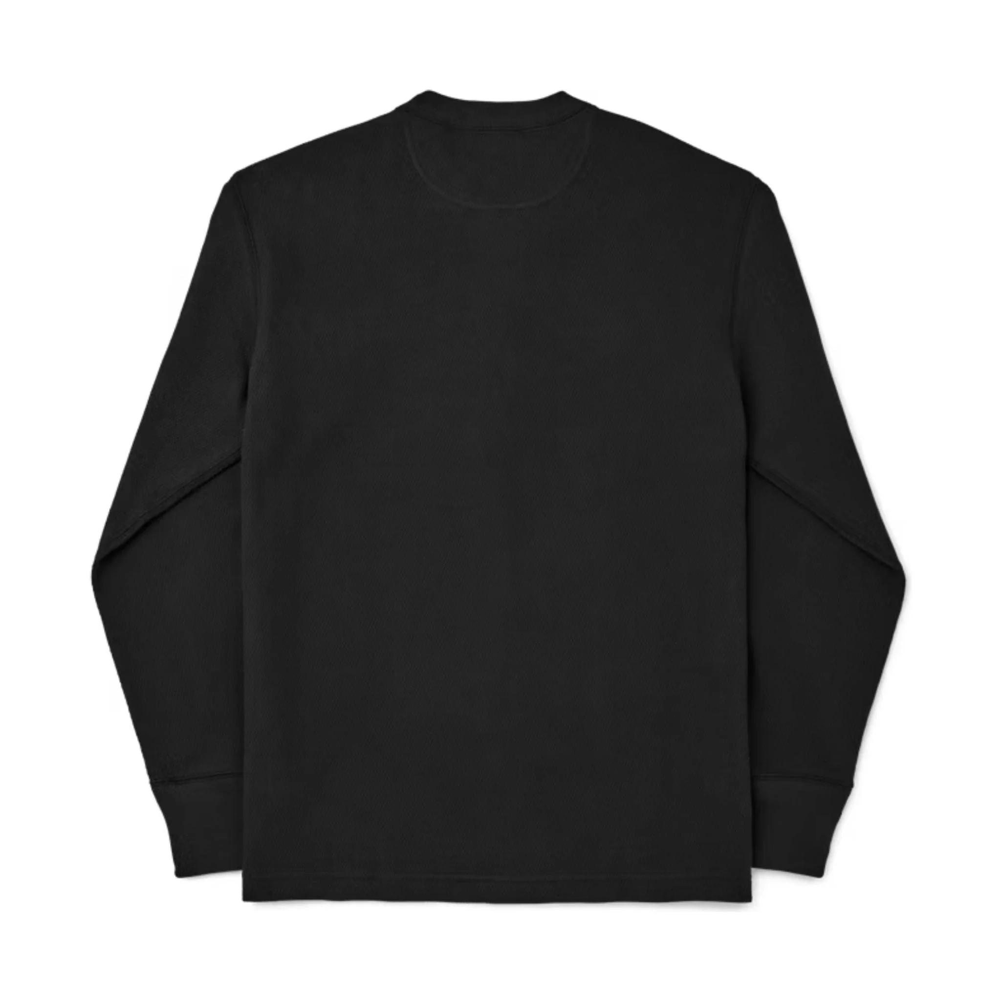 Filson Men's Waffle Knit Henley - Faded Black - Image 2