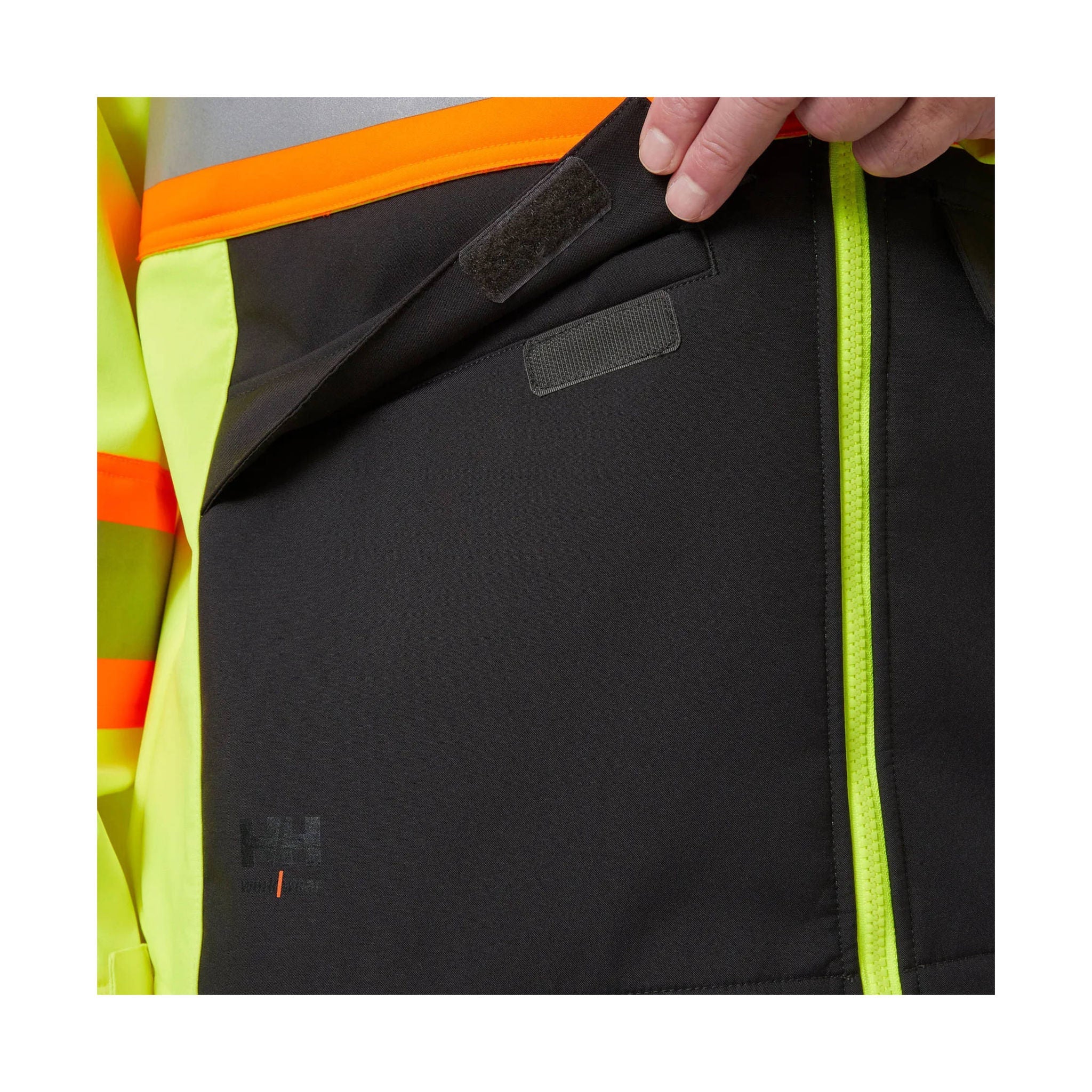Helly Hansen Men's Alta Softshell Jacket CSA - Yellow/Ebony - Image 4