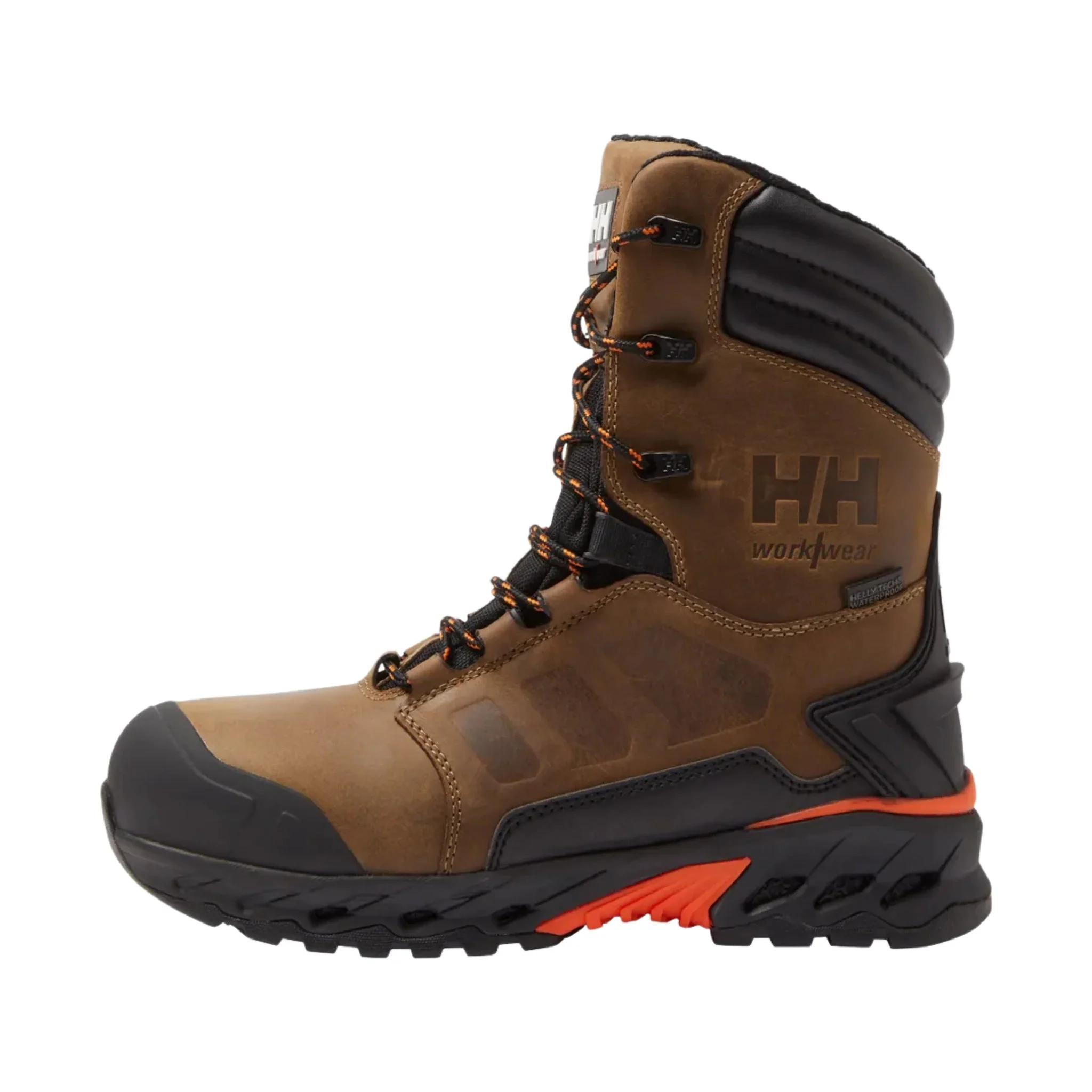 Helly Hansen Men's BiFrost Waterproof Tall Winter Composite Toe Work Boots - Dark Brown - Image 2