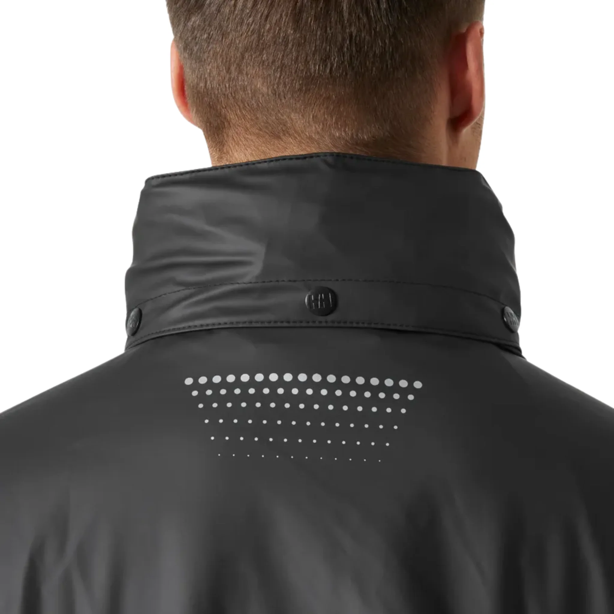 Helly Hansen Men's Voss Waterproof Rain Coat - Black - Image 3