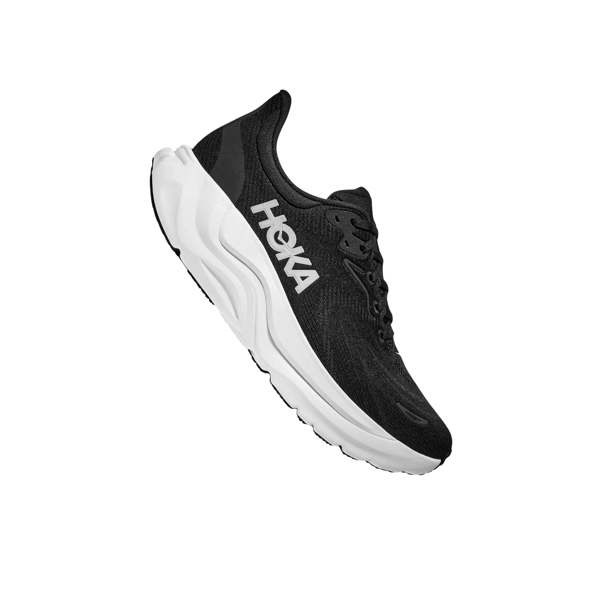 HOKA Men's Arahi 8 Everyday Running Shoes - Black/White