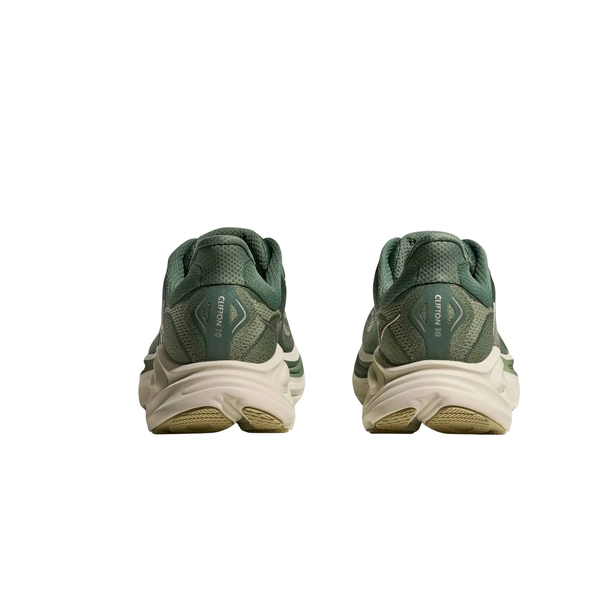 HOKA Men's Clifton 10 Running Shoes - Fern/Truffle Salt - Image 3