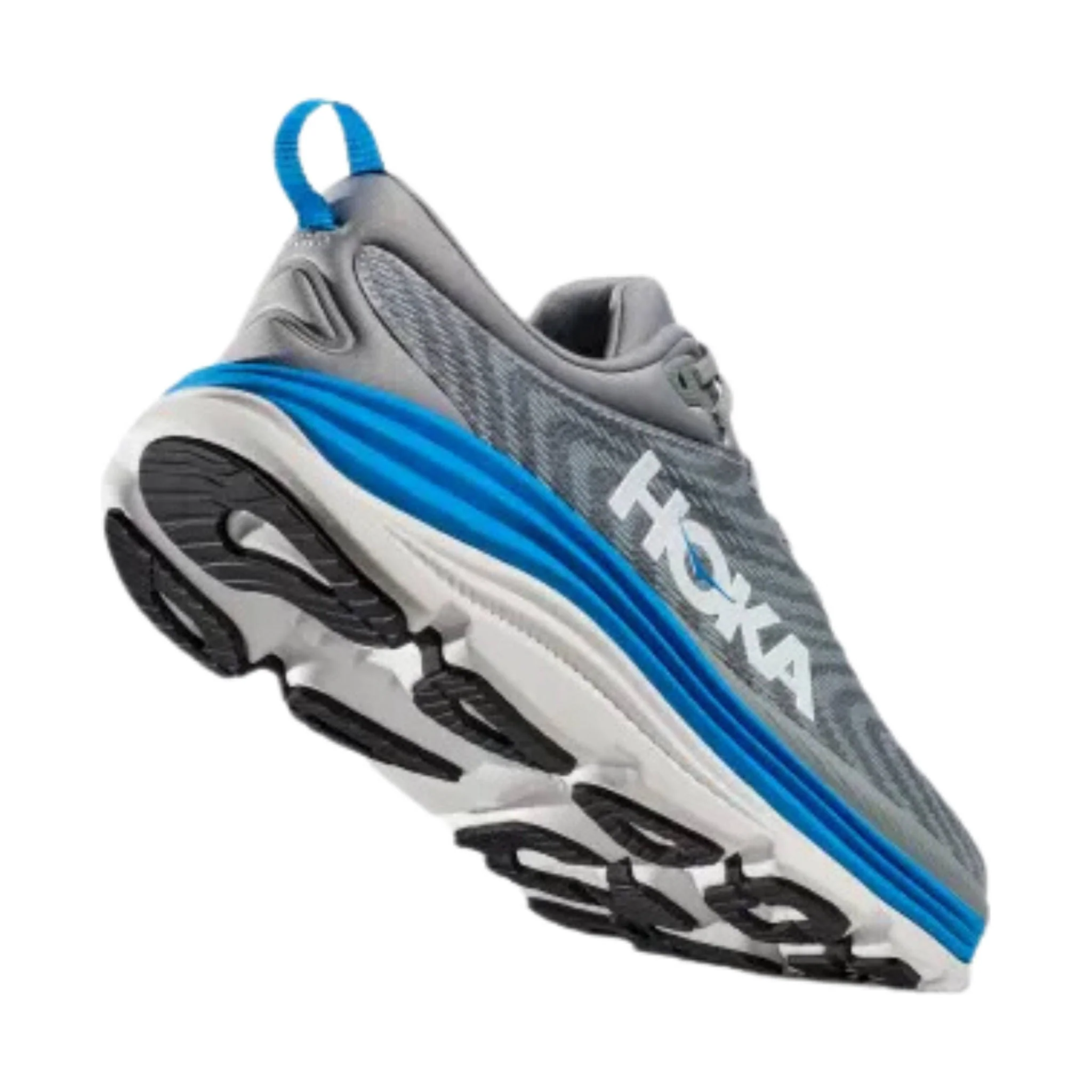 HOKA Men's Gaviota 5 - Limestone/Diva Blue - Image 5