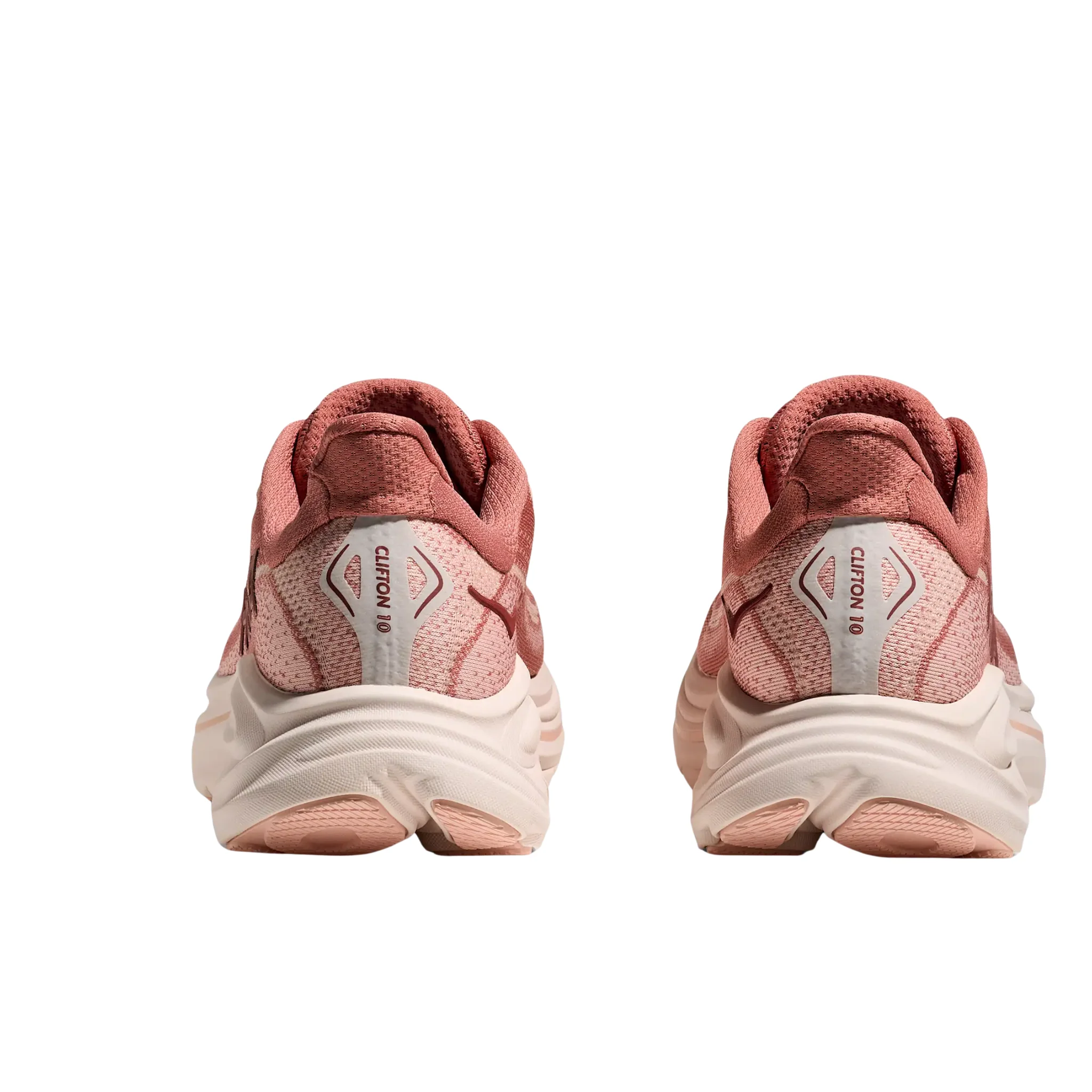 HOKA Women's Clifton 10 Running Shoes - Blush/Rose Latte - Image 3