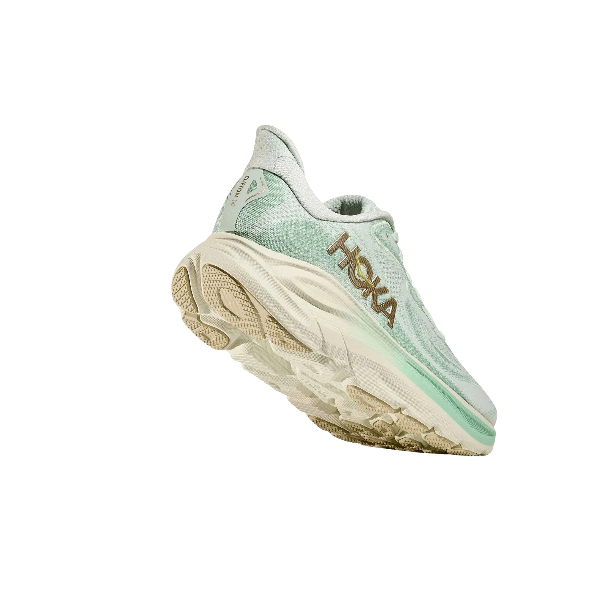 HOKA Women's Clifton 10 Running Shoes - Sea Glass/Jadeite - Image 5
