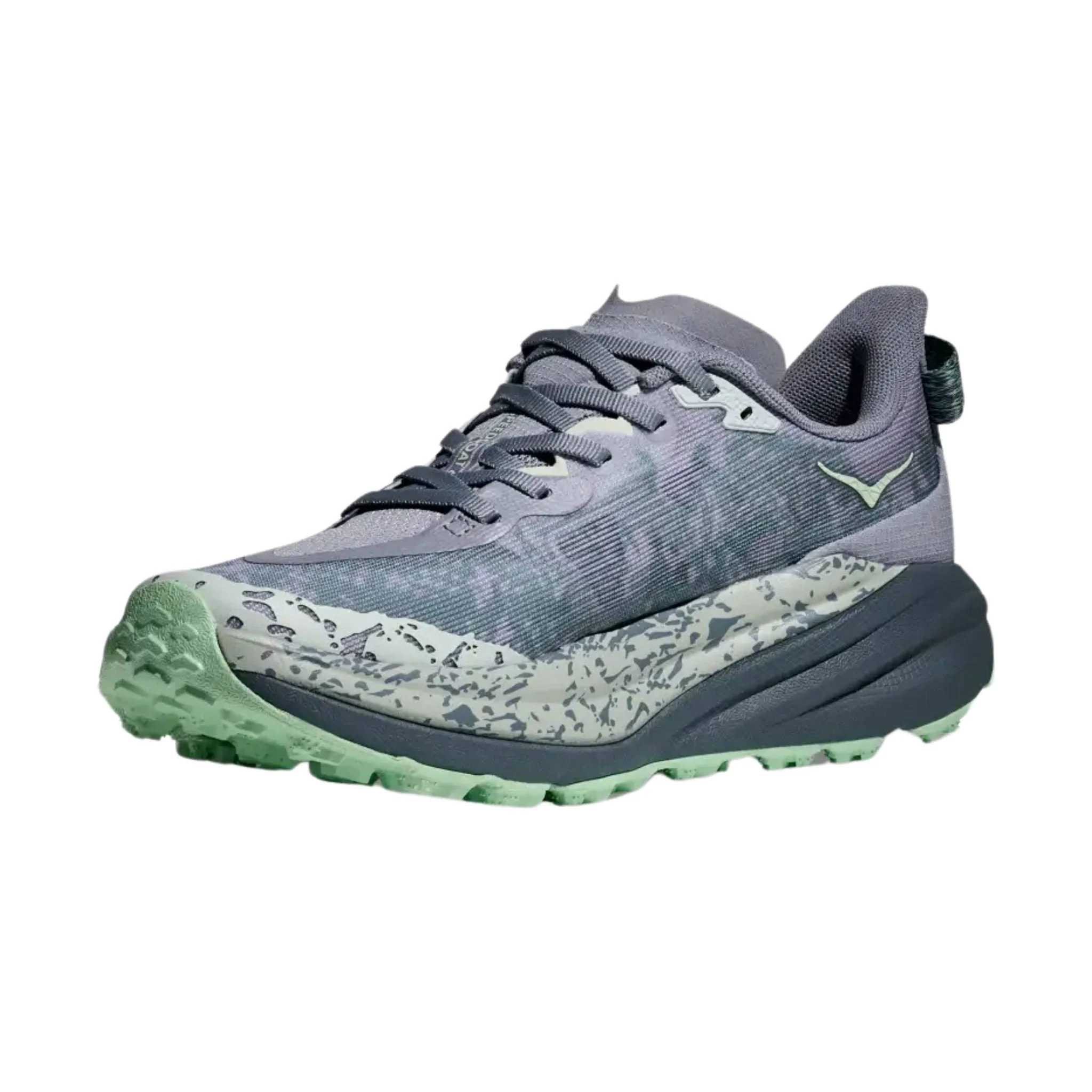 HOKA Women's Speedgoat 6 Trail Running Shoes - Moonlight/ Thunder Cloud - Image 2