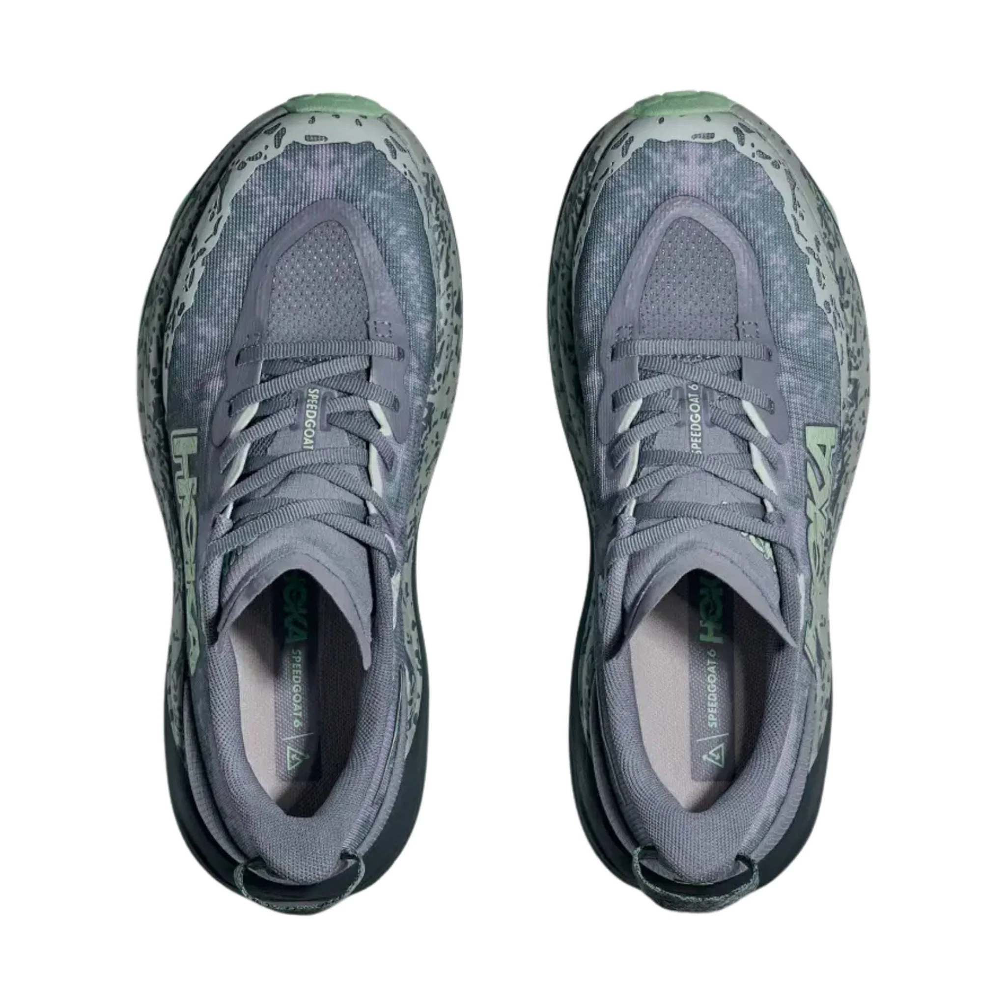 HOKA Women's Speedgoat 6 Trail Running Shoes - Moonlight/ Thunder Cloud - Image 3