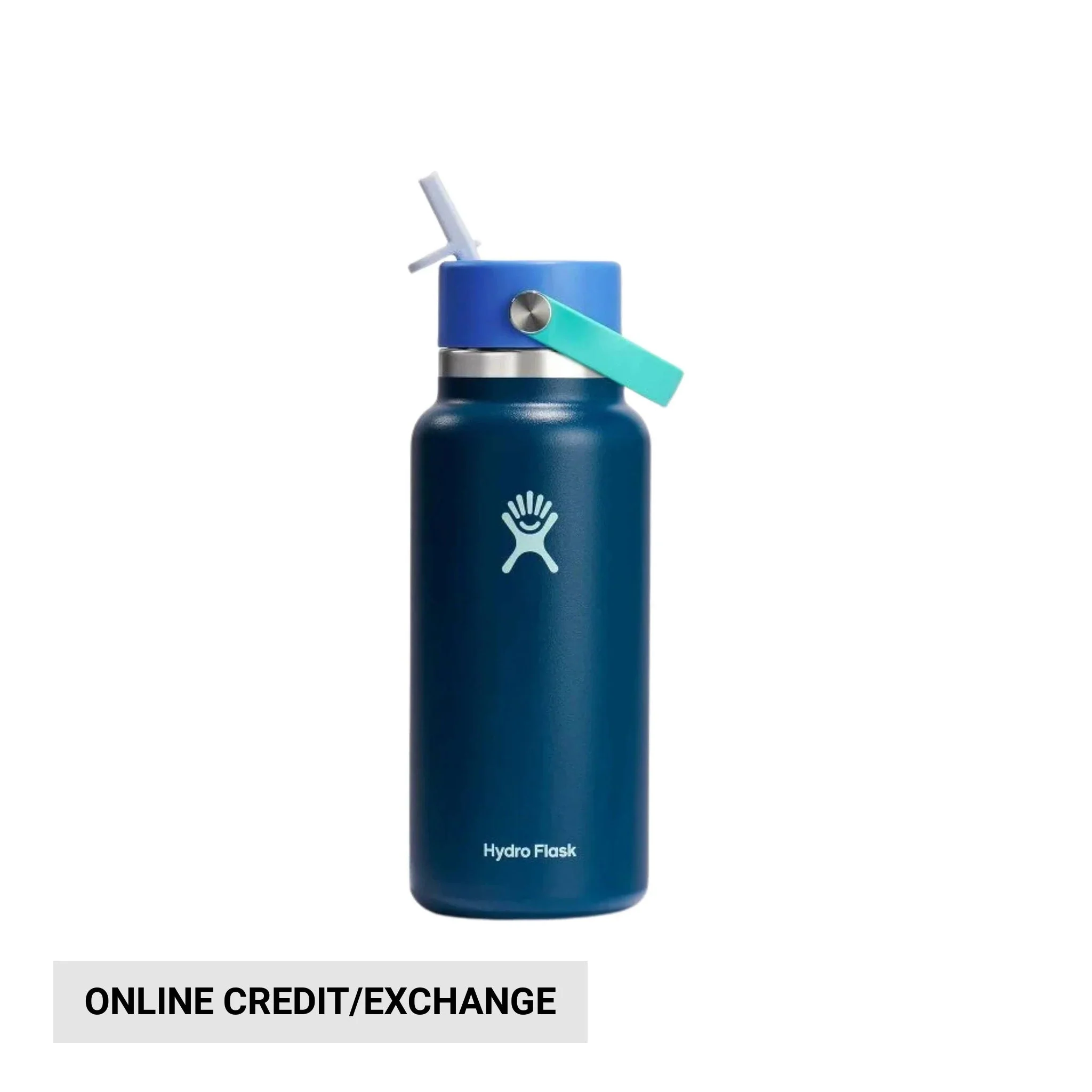 Hydro Flask 32 oz Wide Mouth With Flex Straw Cap - Winter Night (Limited Edition)