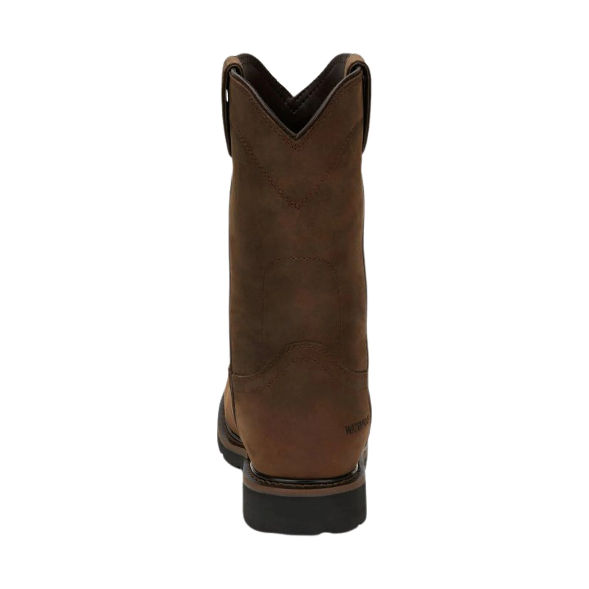Justin Men's 11 Inch Drywall Wyoming Waterproof Soft Toe Work Boots - Brown - Image 5