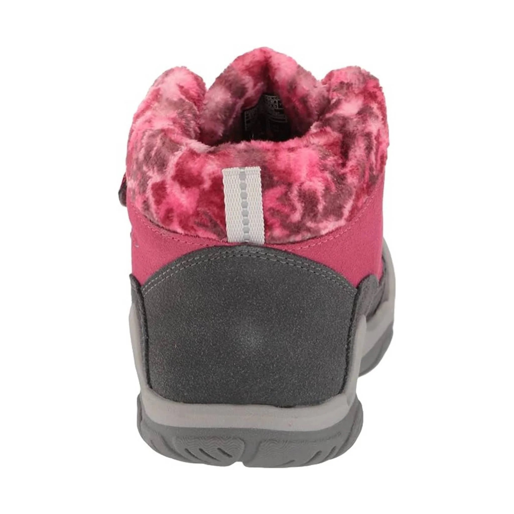 KEEN Little Kids' Knotch Double Strap Chukka Boots - Fruit Dove/Grey - Image 3