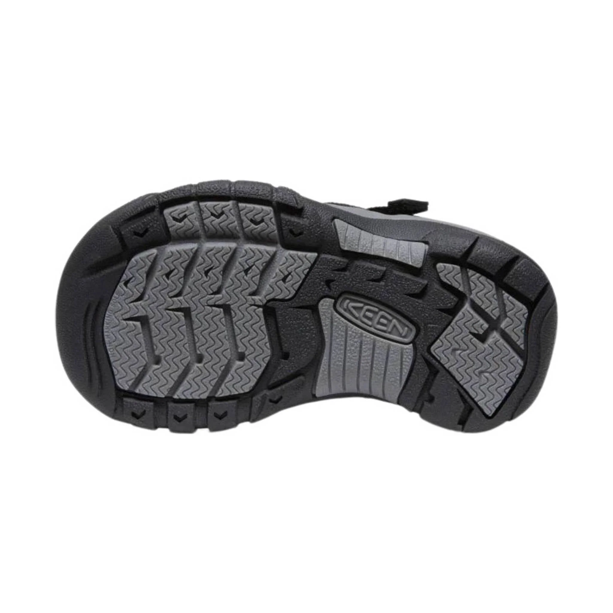 KEEN Little Kids' Newport H2 - Black/Keen Yellow - Image 3