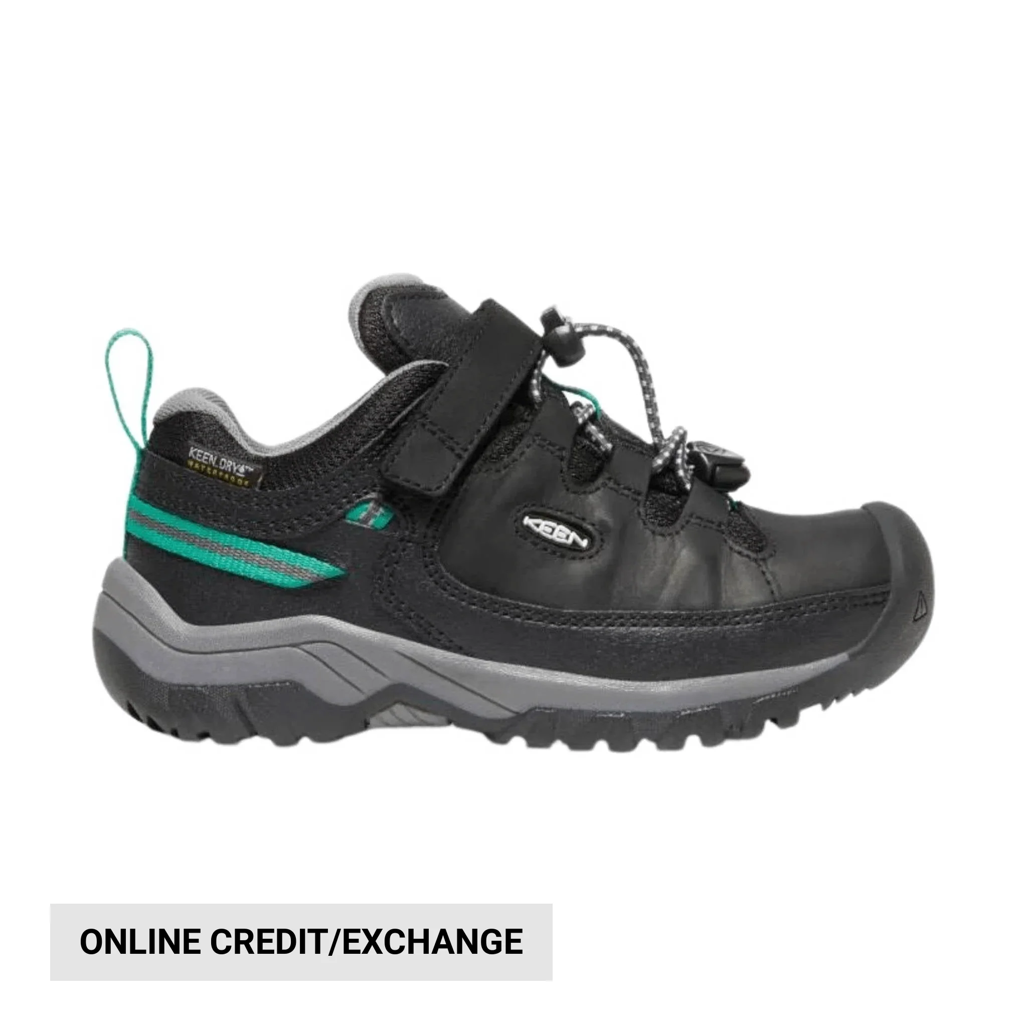 KEEN Little Kids' Targhee Low - Black/Star White
