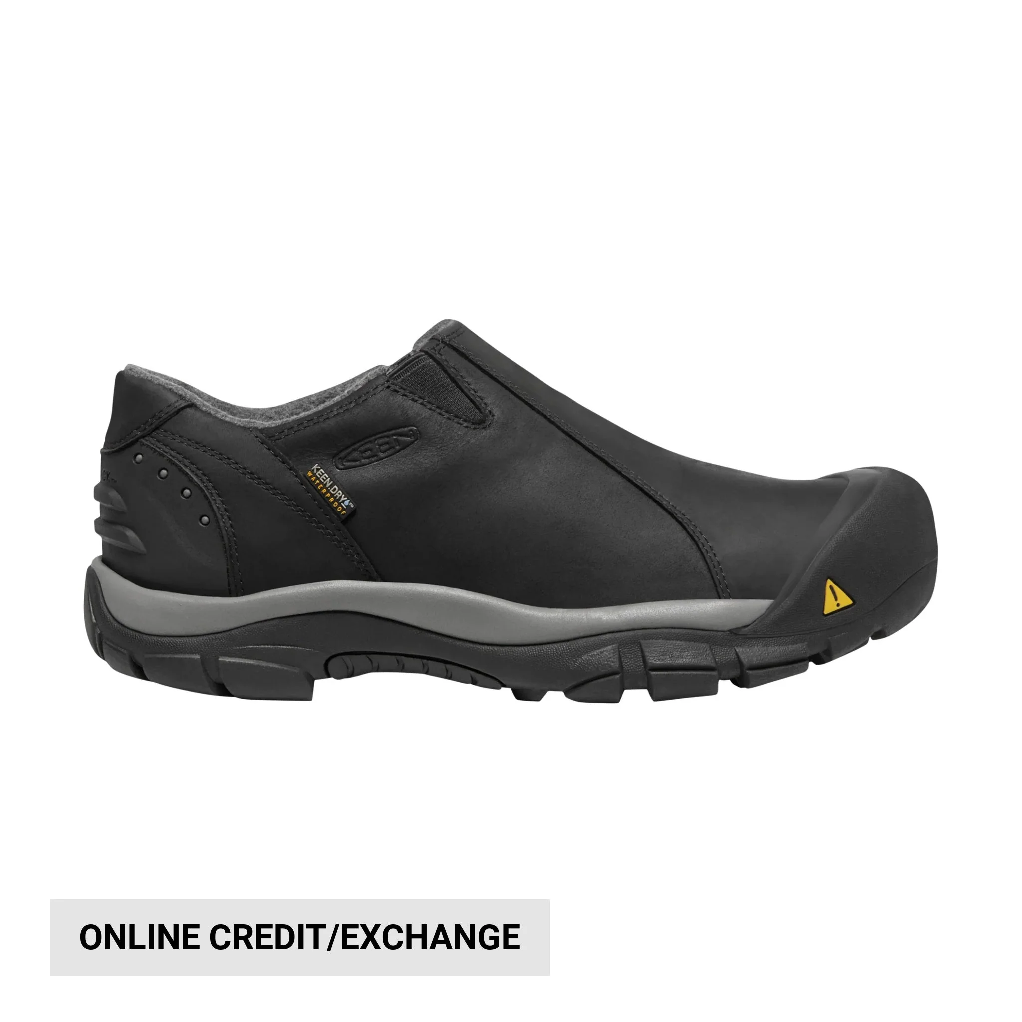 KEEN Men's Brixen Waterproof Low Shoes - Black /Gargoyle