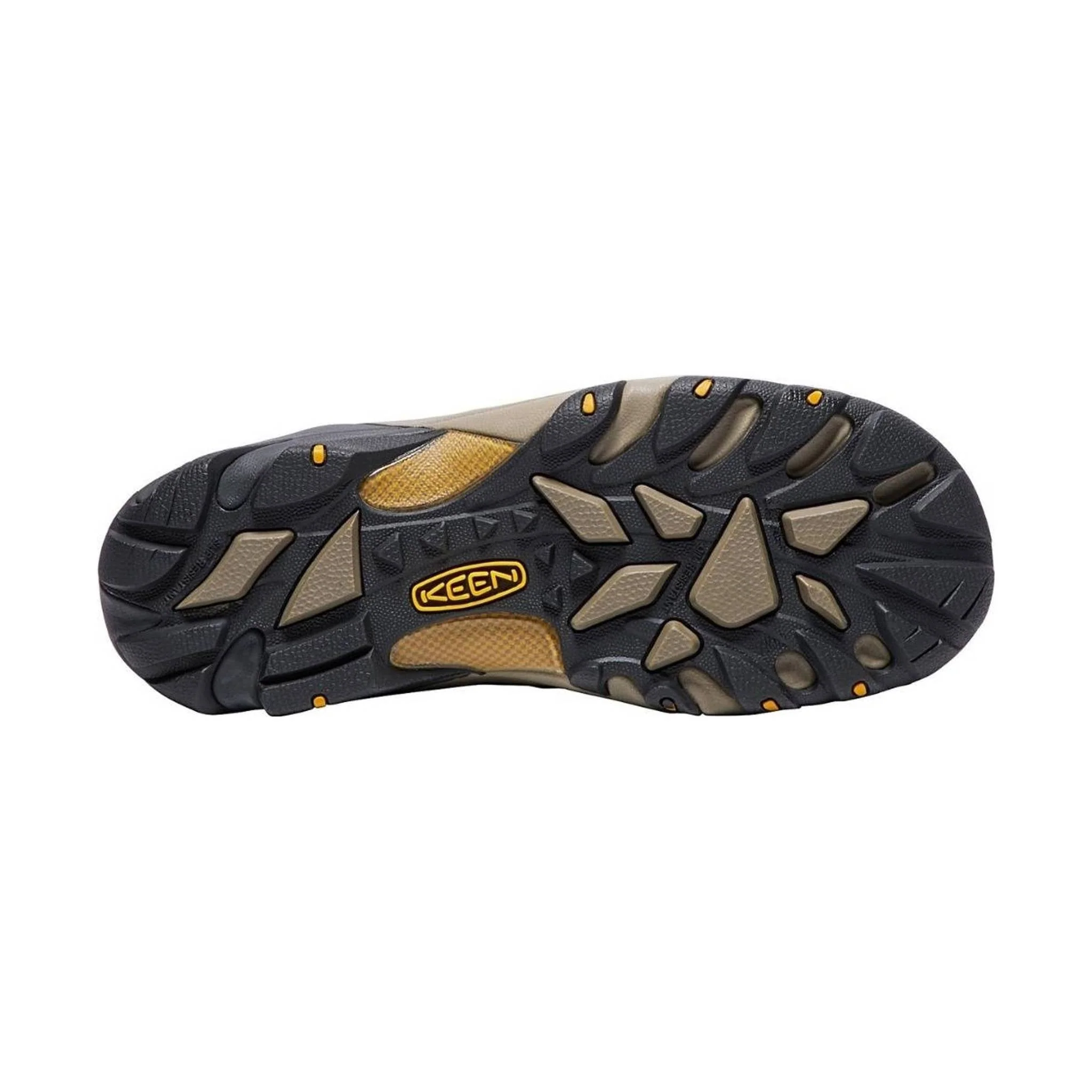 KEEN Utility Men's Lansing Mid Steel Toe Work Boot - Grey/Yellow - Image 3