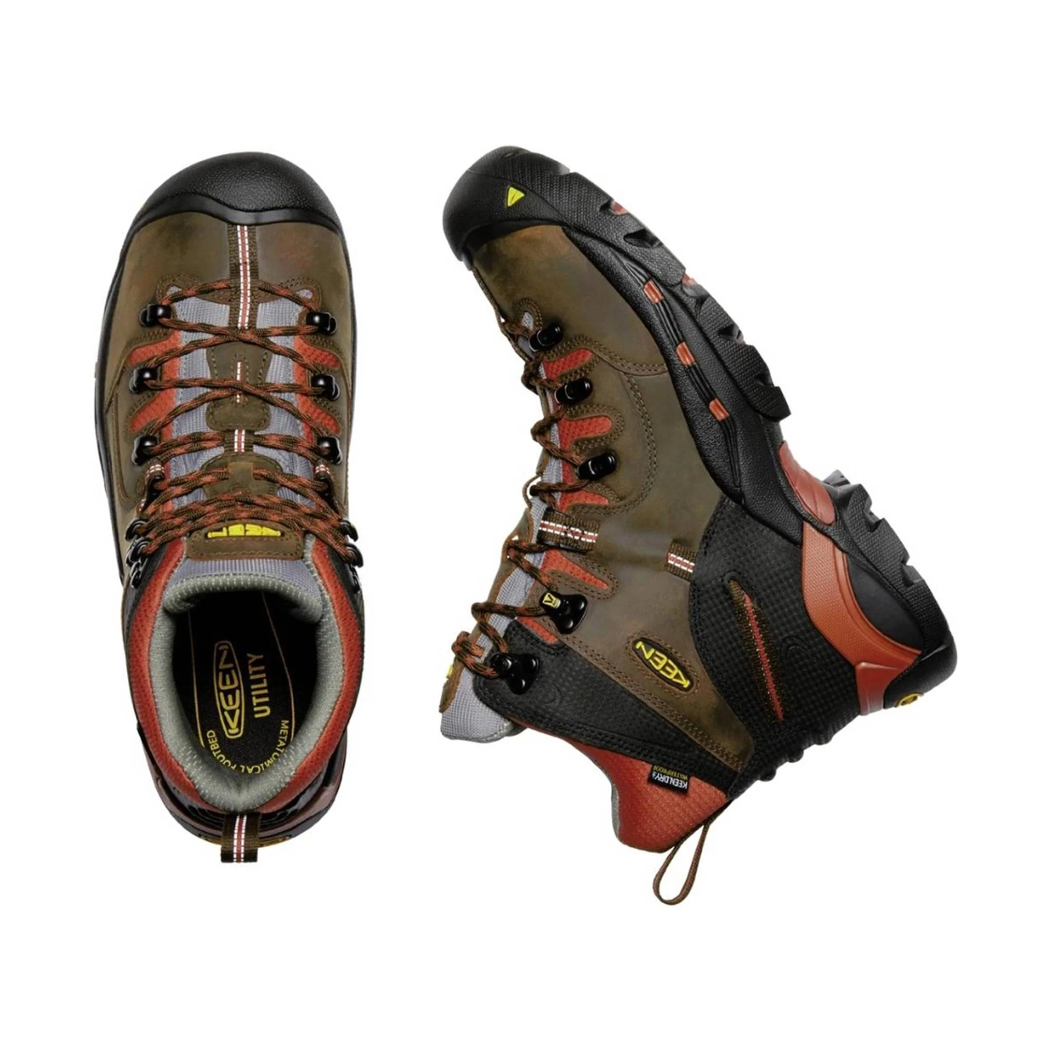 KEEN Utility Men's Pittsburgh Soft Toe Boot - Cascade Brown/Bombay Brown - Image 2