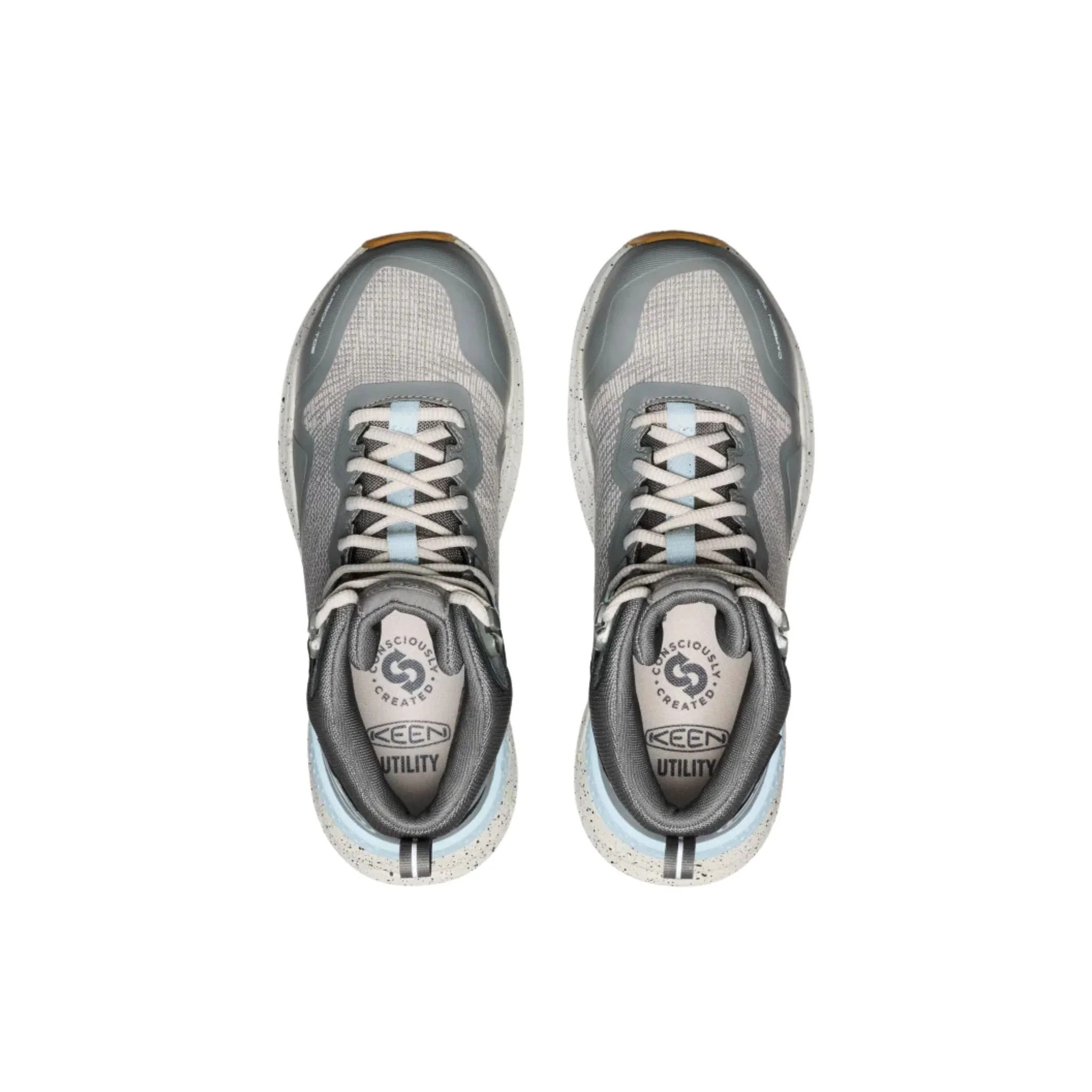 KEEN Utility Women's Synchro Waterproof Mid Carbon Toe Work Boots - Steel Grey/Gum - Image 4