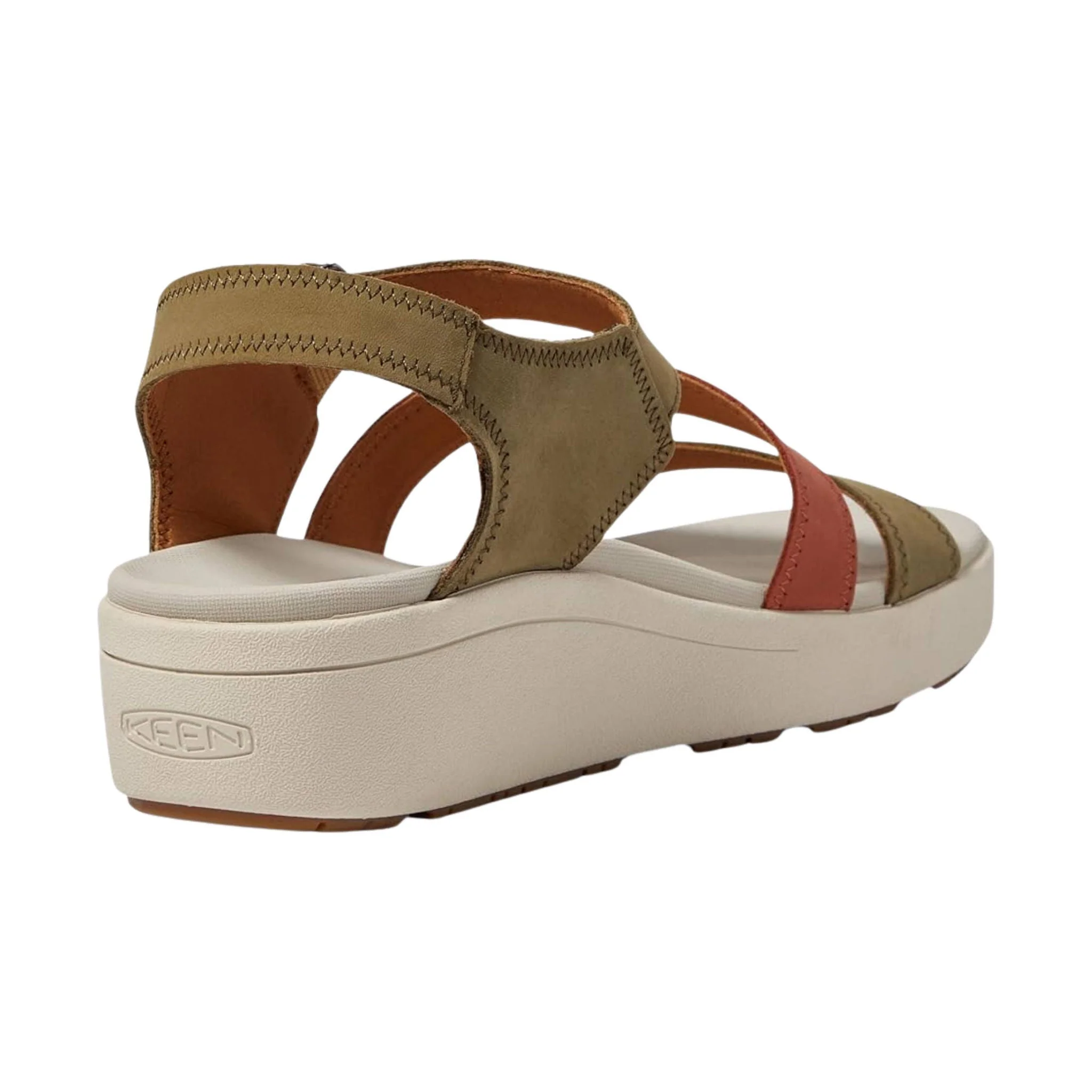 KEEN Women's Ellecity Sandal - Martini Olive/Baked Clay - Image 4