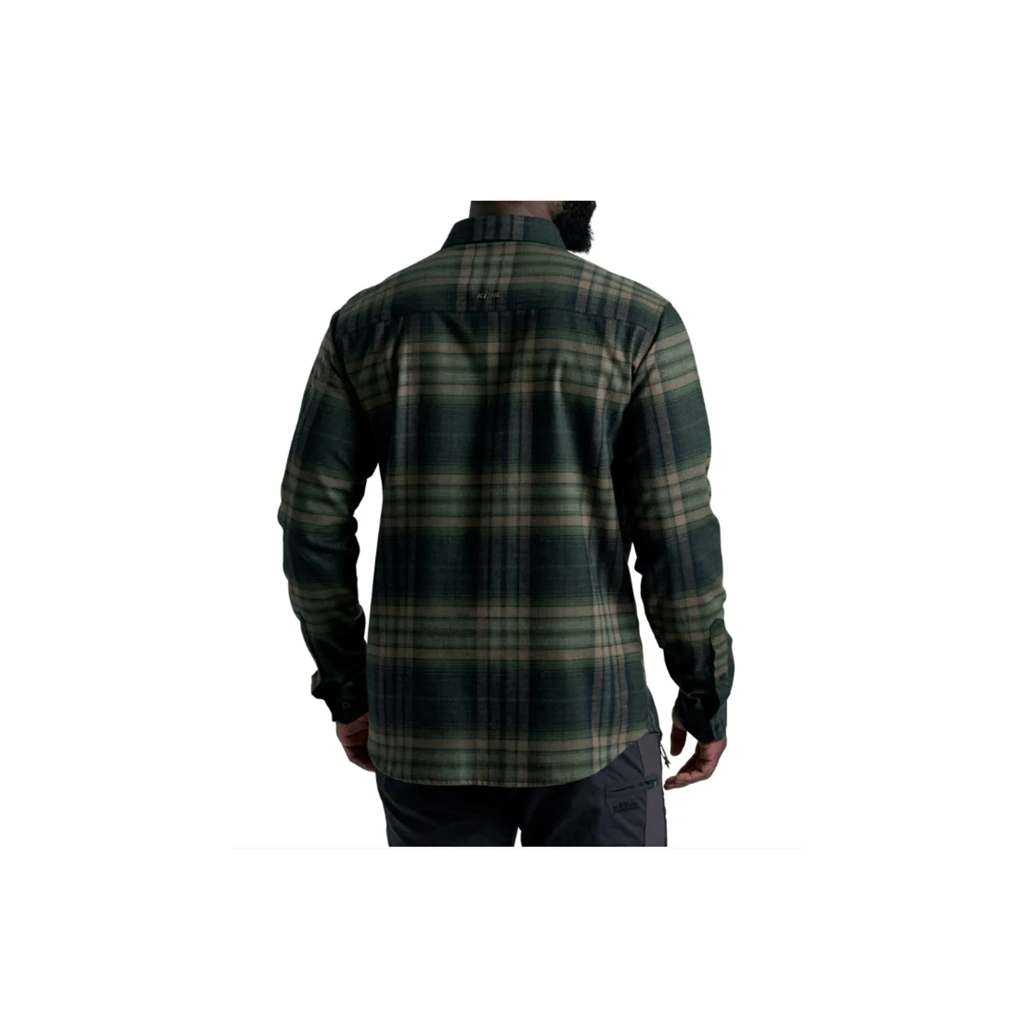 Kuhl Men's Fugitive Flannel Long Sleeve - Dark Forest - Image 3