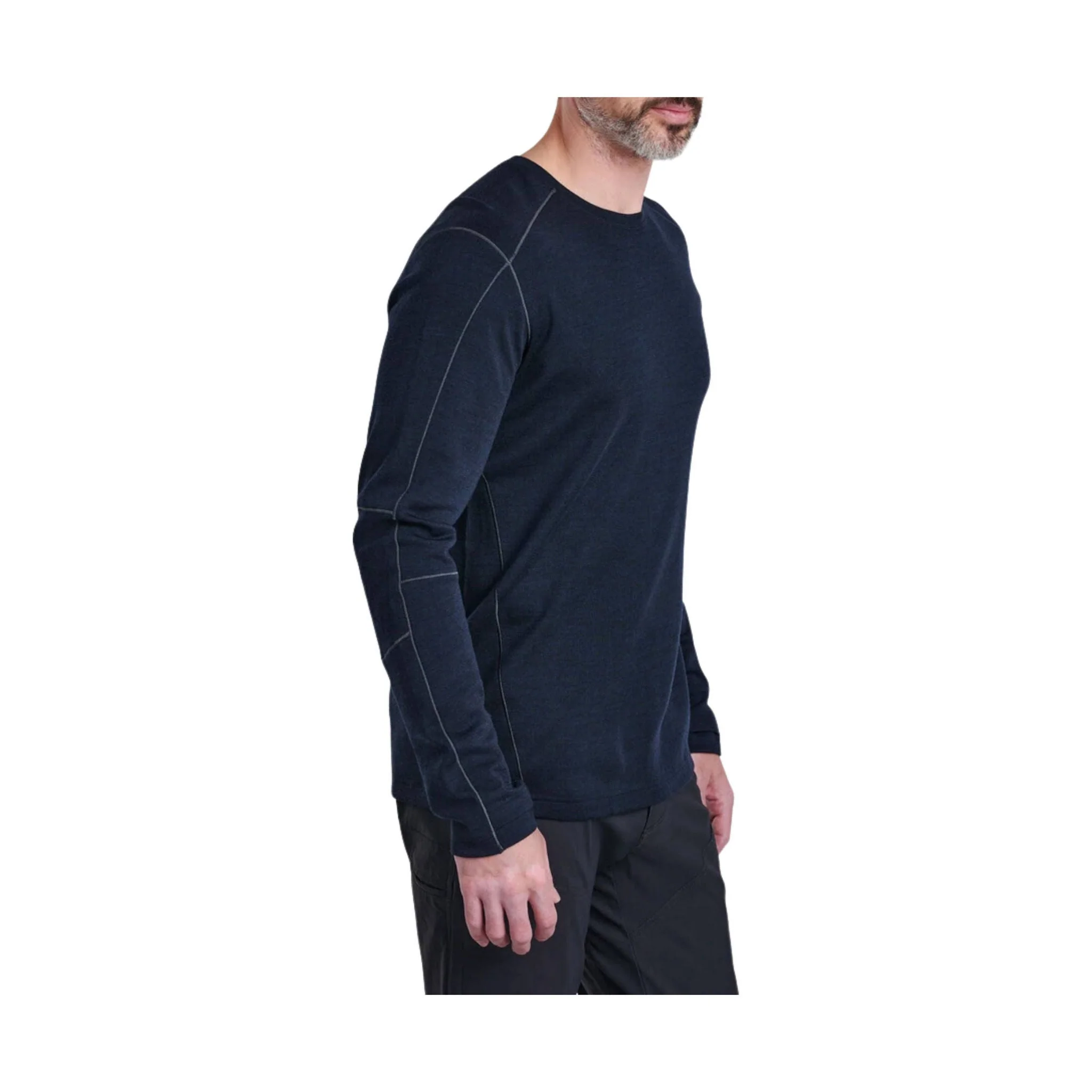 Kuhl Men's Invigoratr Merino Crew - Pirate Blue - Image 2