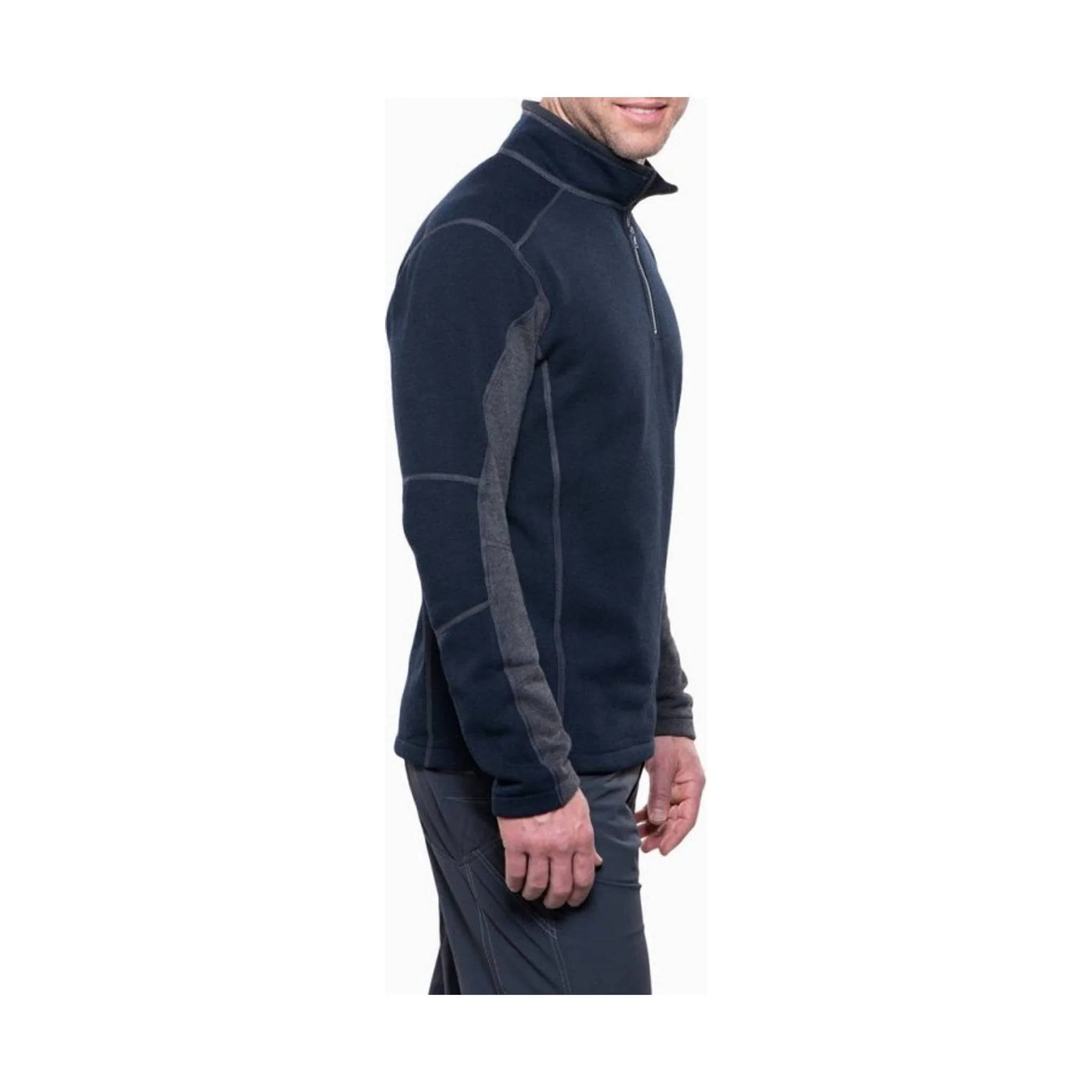 Kuhl Men's Revel Quarter Zip Sweater - Mutiny Blue/Steel - Image 2